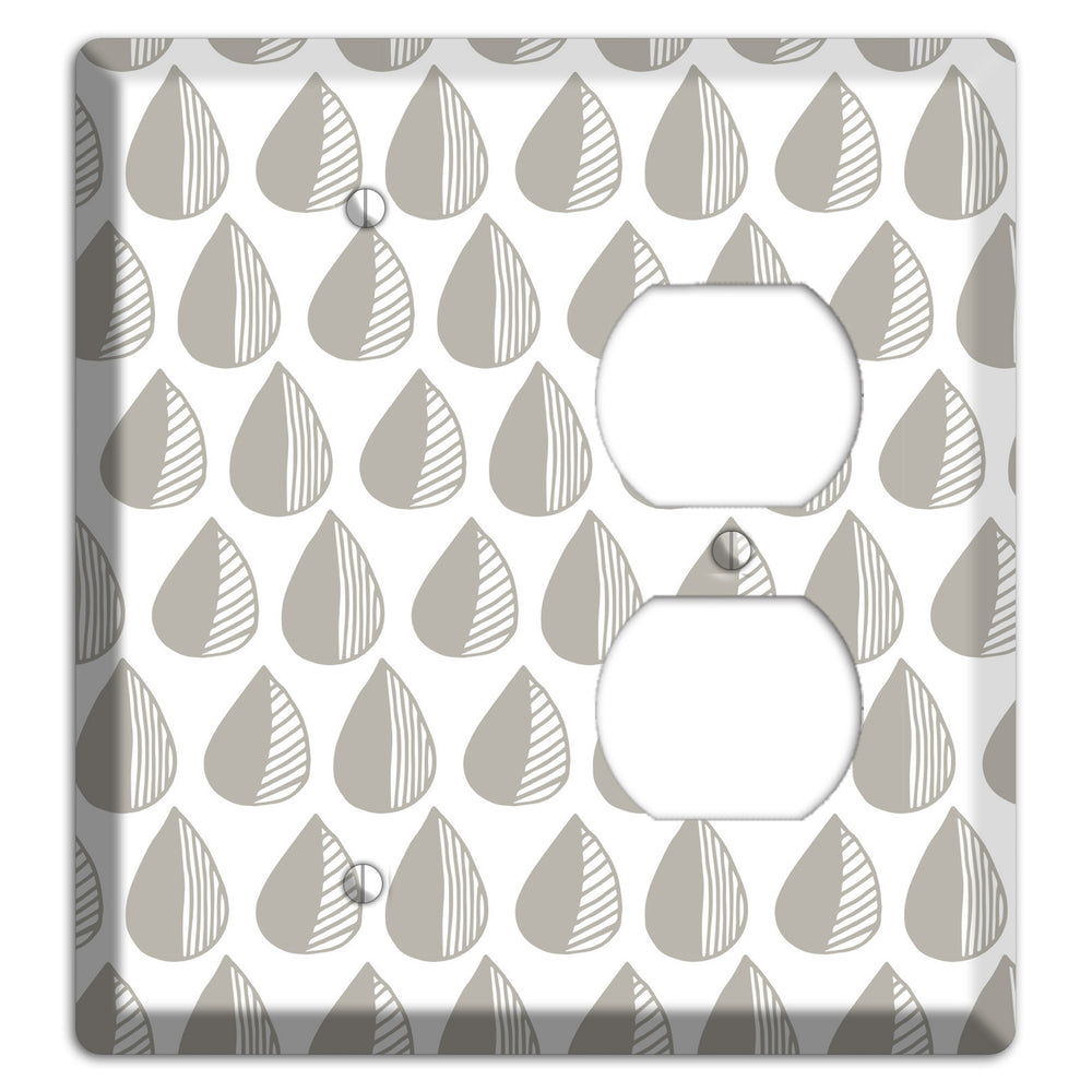 Simple Scandanavian Style MM Blank / Duplex Wallplate