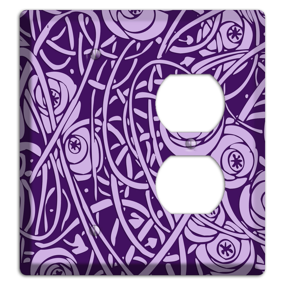 Victorian Green Blank / Duplex Wallplate