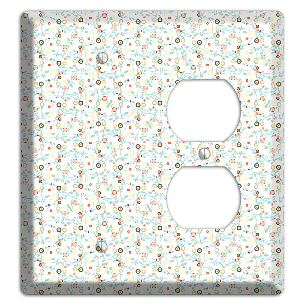 Small Cute Flowers Blank / Duplex Wallplate