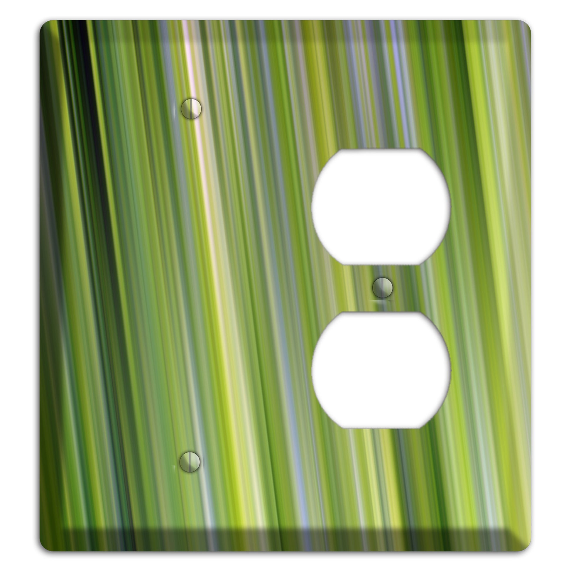 Green Ray of Light Blank / Duplex Wallplate