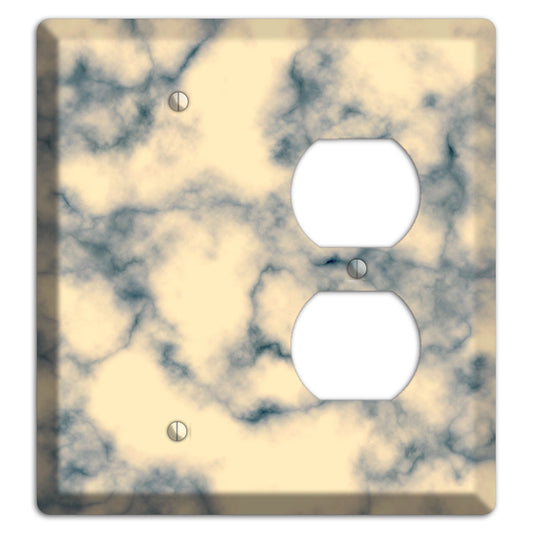 Mantle Marble Blank / Duplex Wallplate