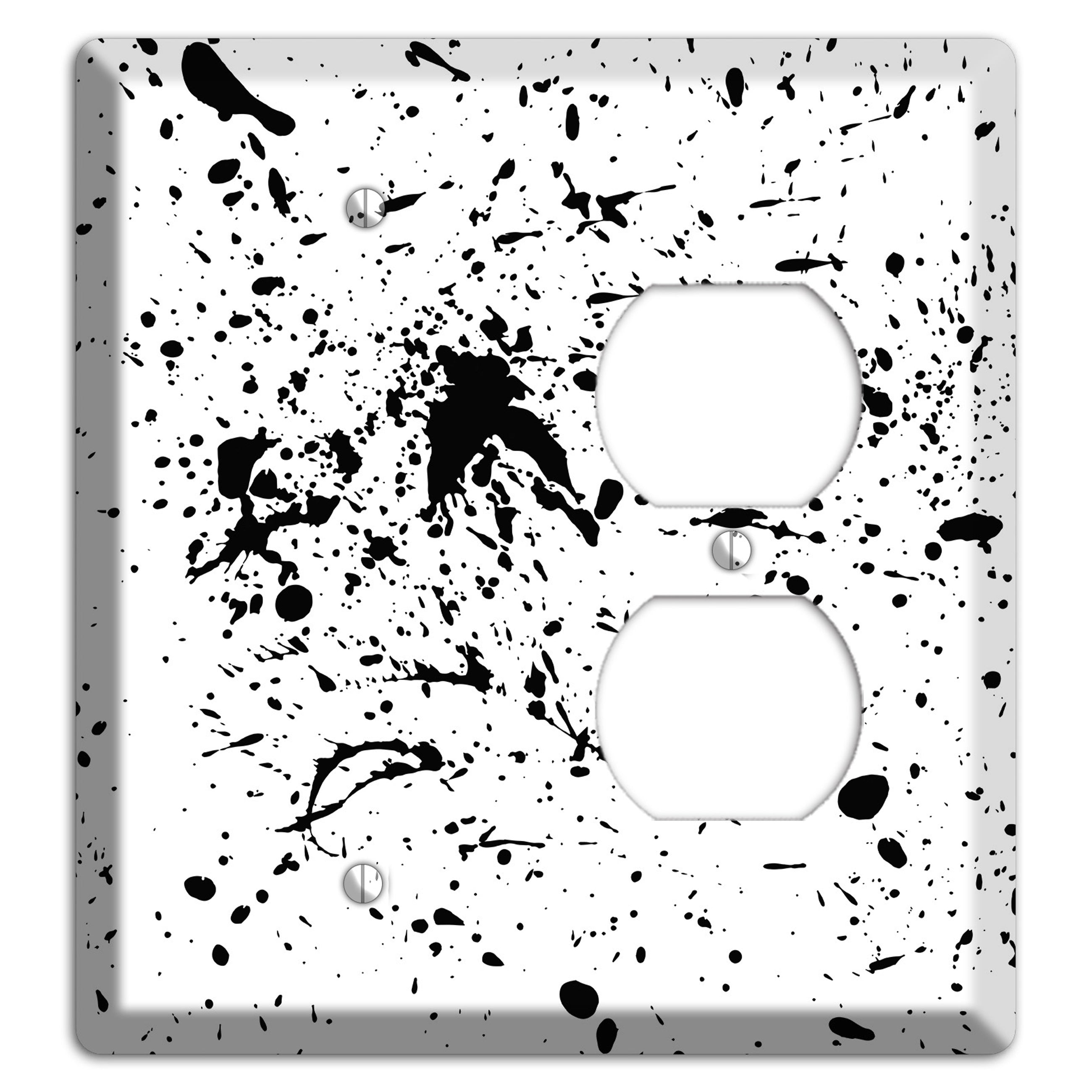 Ink Splash 4 Blank / Duplex Wallplate