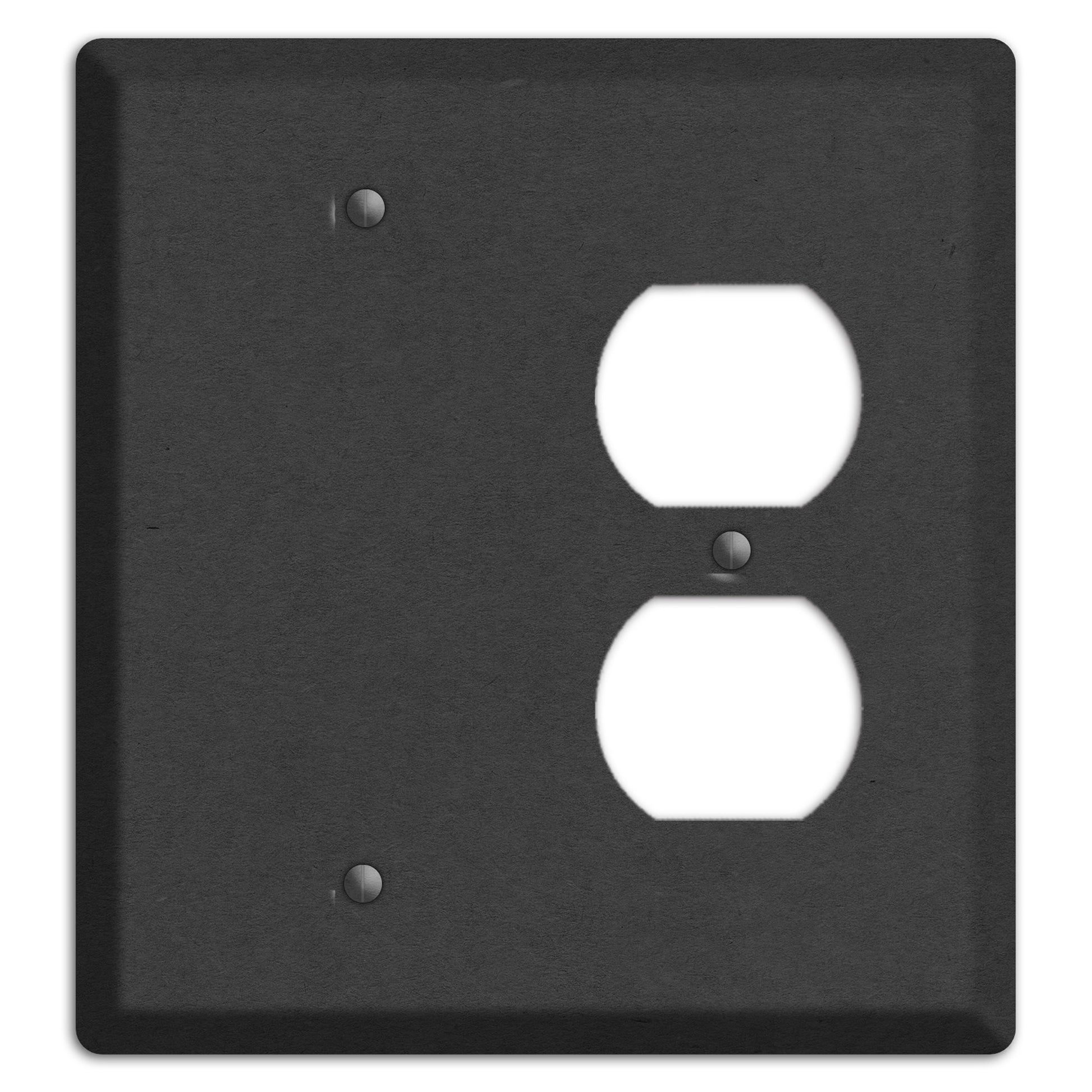 Charcoal Kraft Blank / Duplex Wallplate