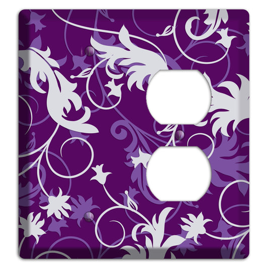 Purple Victorian Blank / Duplex Wallplate