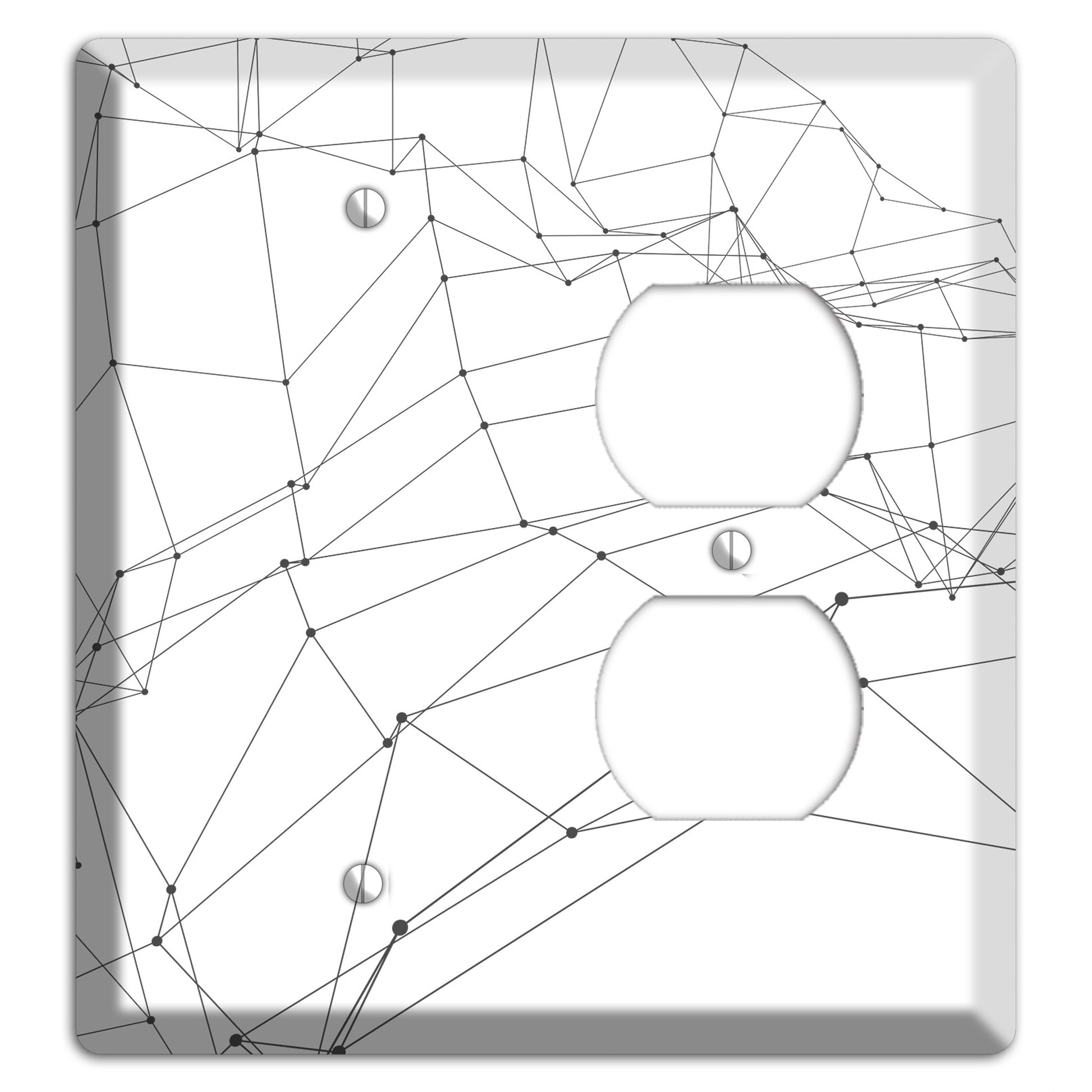 Linear D Blank / Duplex Wallplate