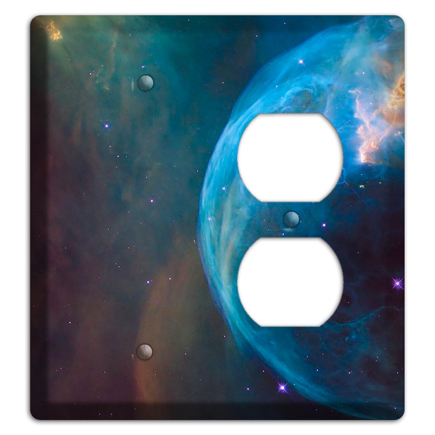 Bubble Nebula Blank / Duplex Wallplate
