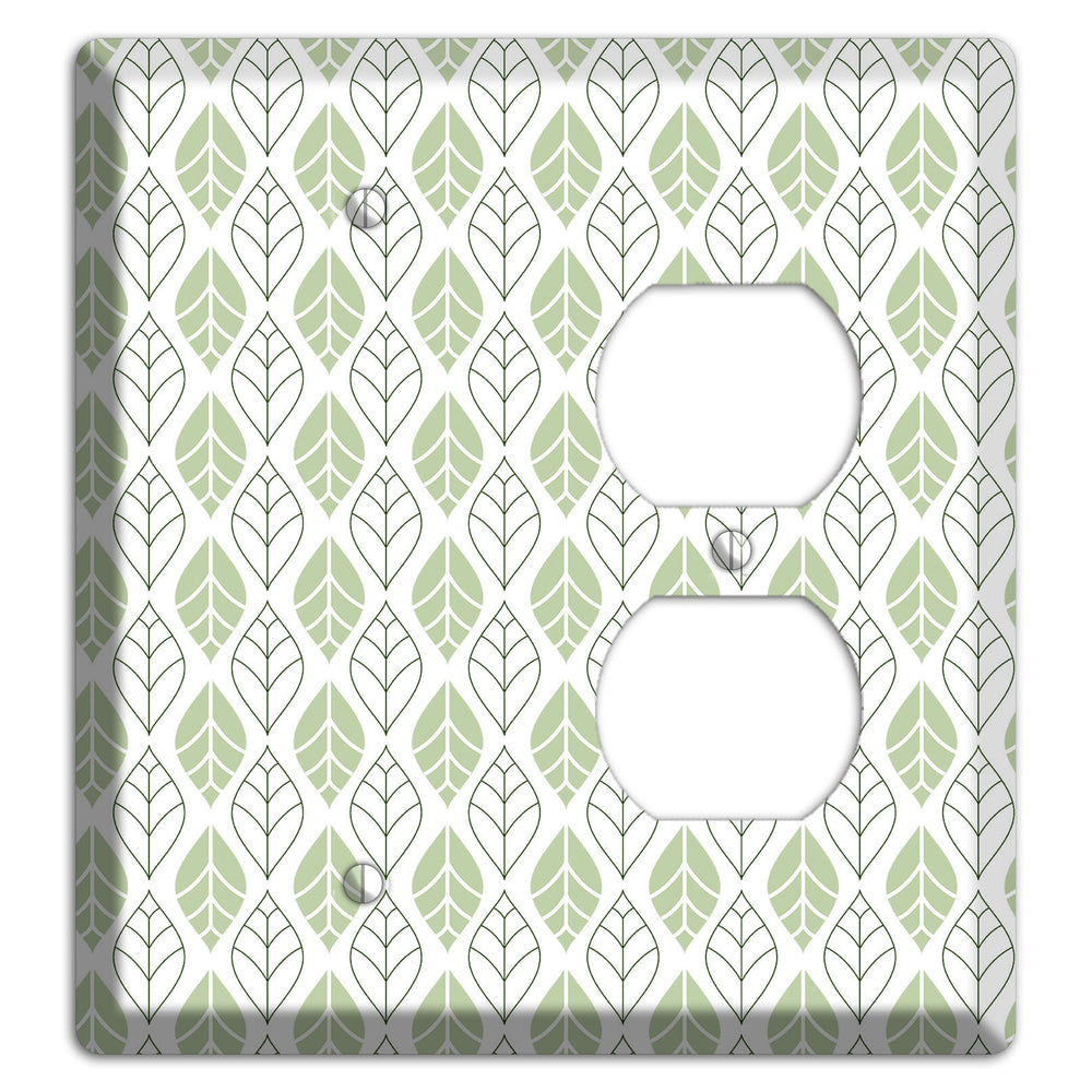 Leaves Style W Blank / Duplex Wallplate
