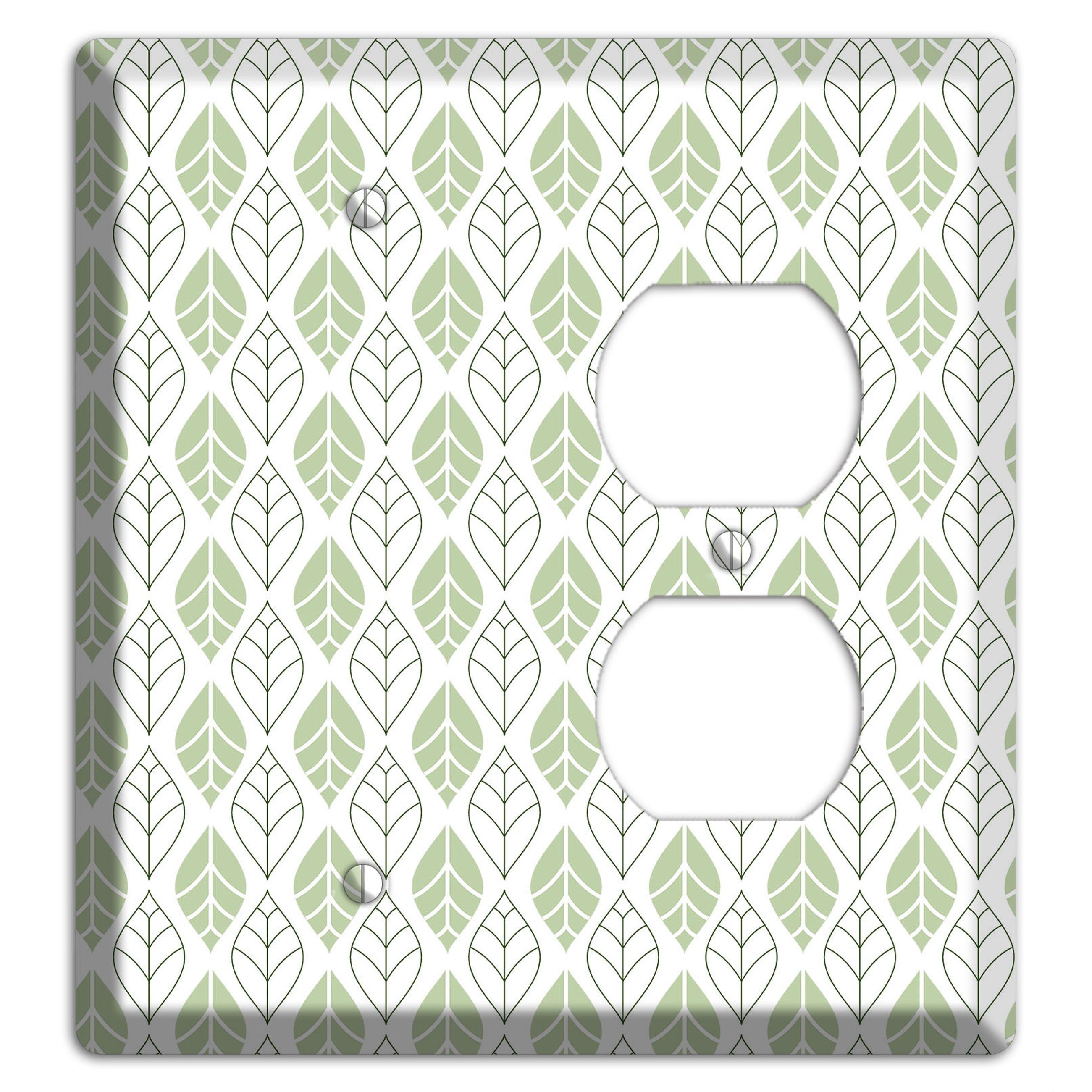 Leaves Style W Blank / Duplex Wallplate