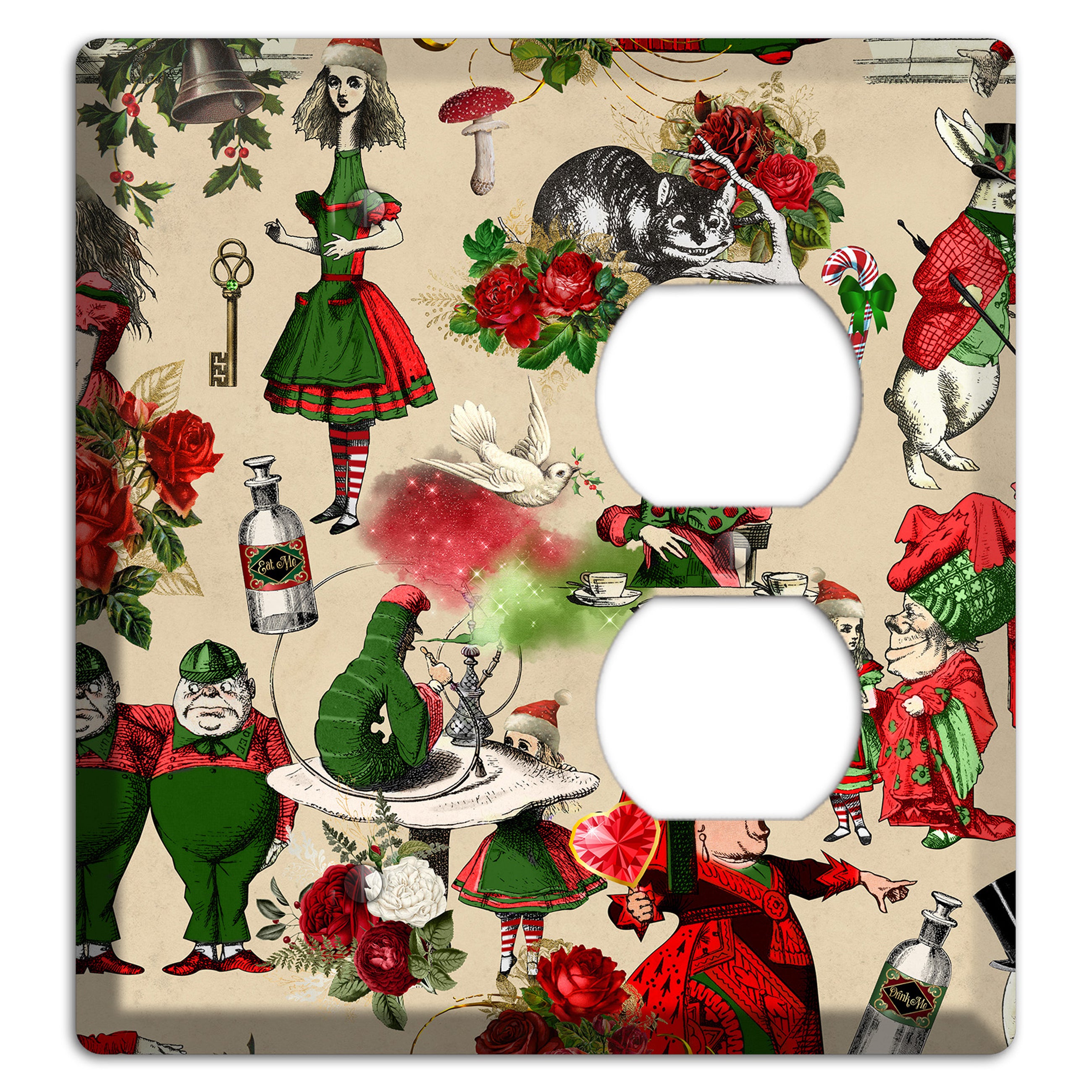 Holiday in Wonderland Characters Blank / Duplex Wallplate
