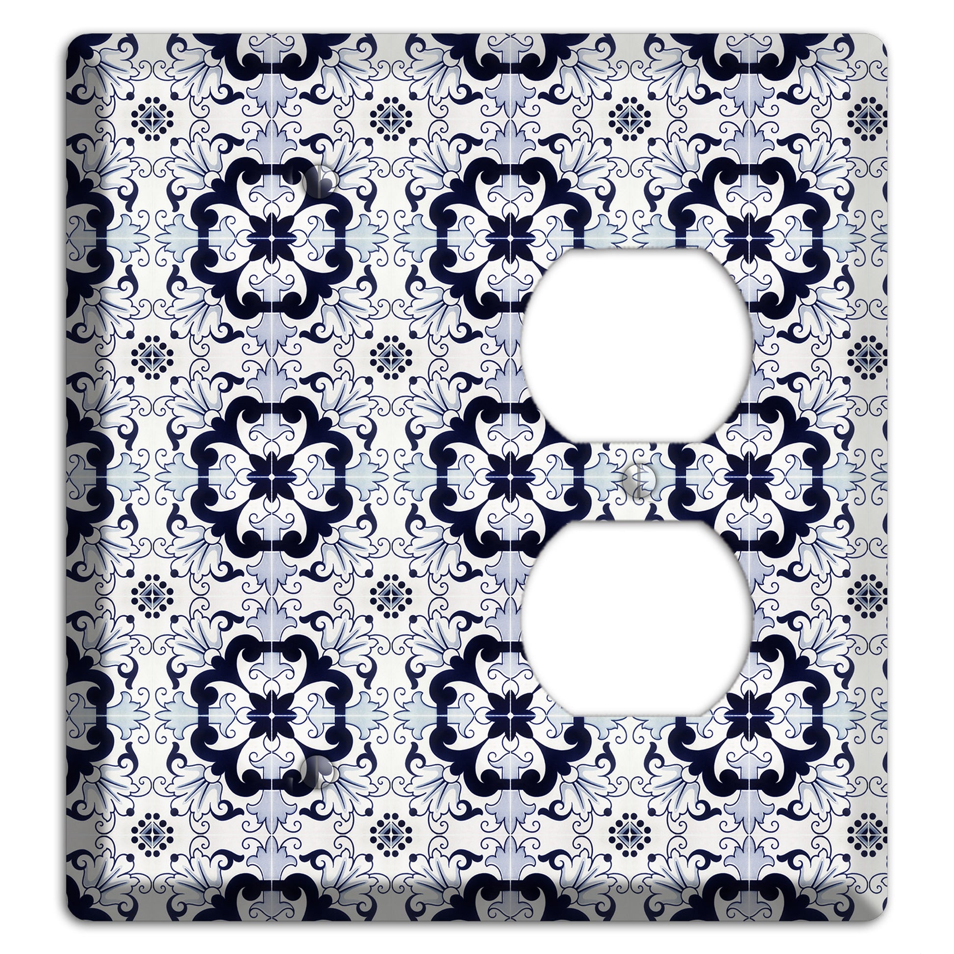 Tavira Tiles 7 Blank / Duplex Wallplate