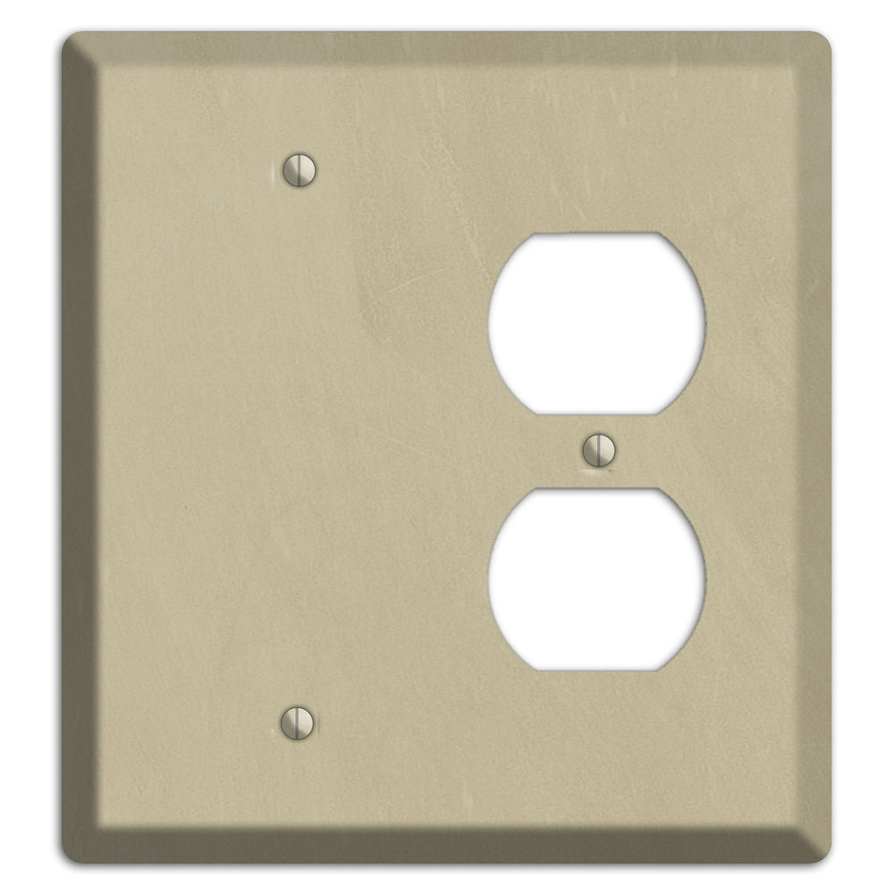 Chalk Beige Blank / Duplex Wallplate