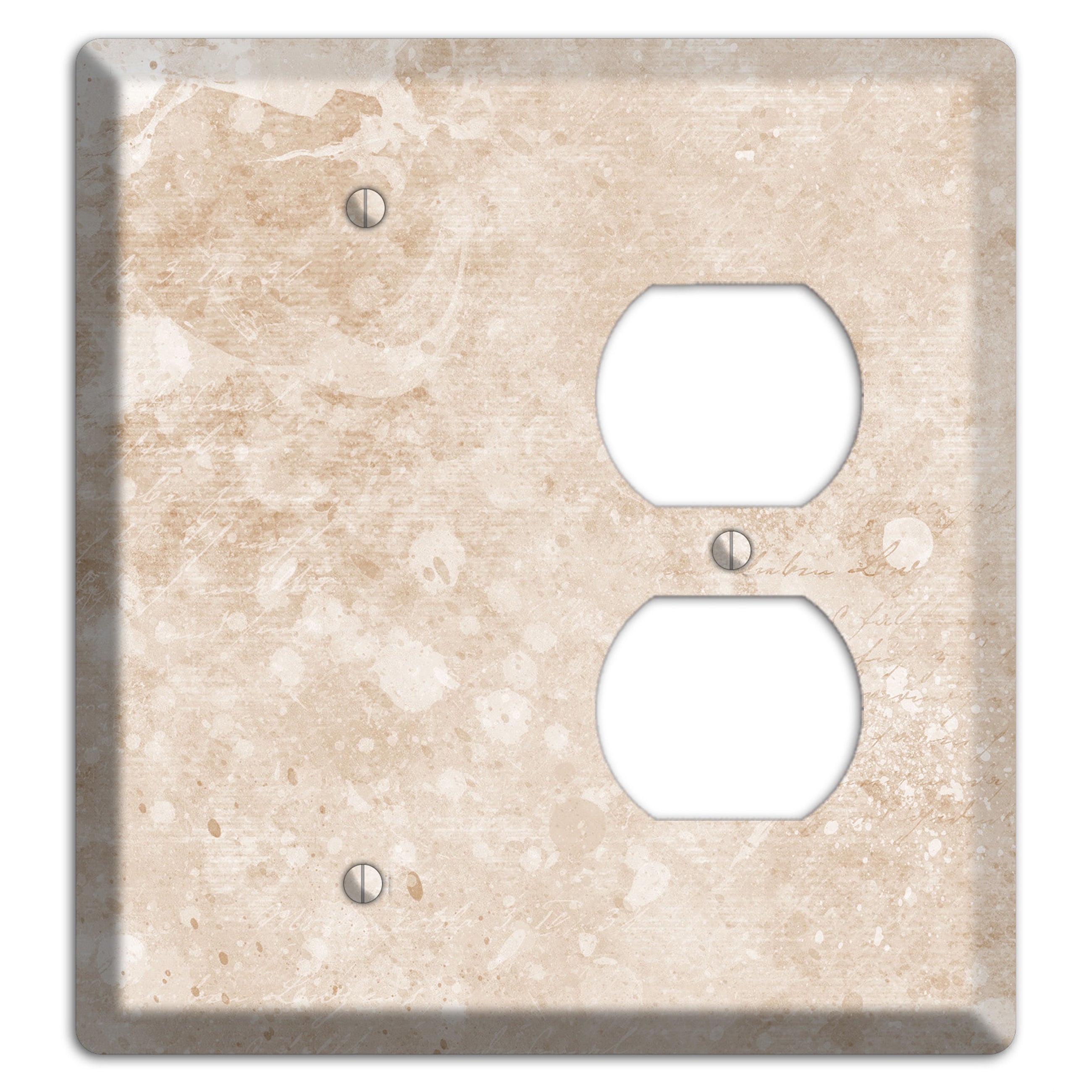 Logan Whimsical Damask Blank / Duplex Wallplate