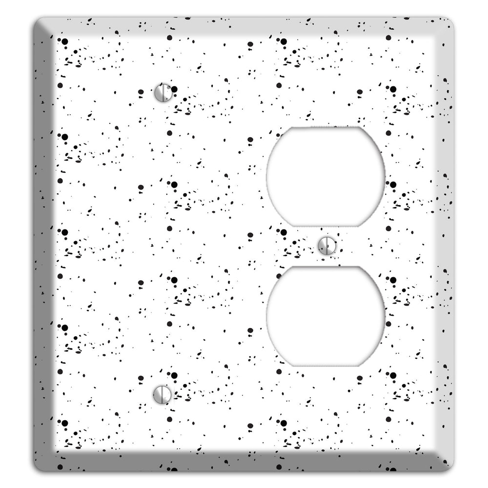 Ink Drops 8 Blank / Duplex Wallplate