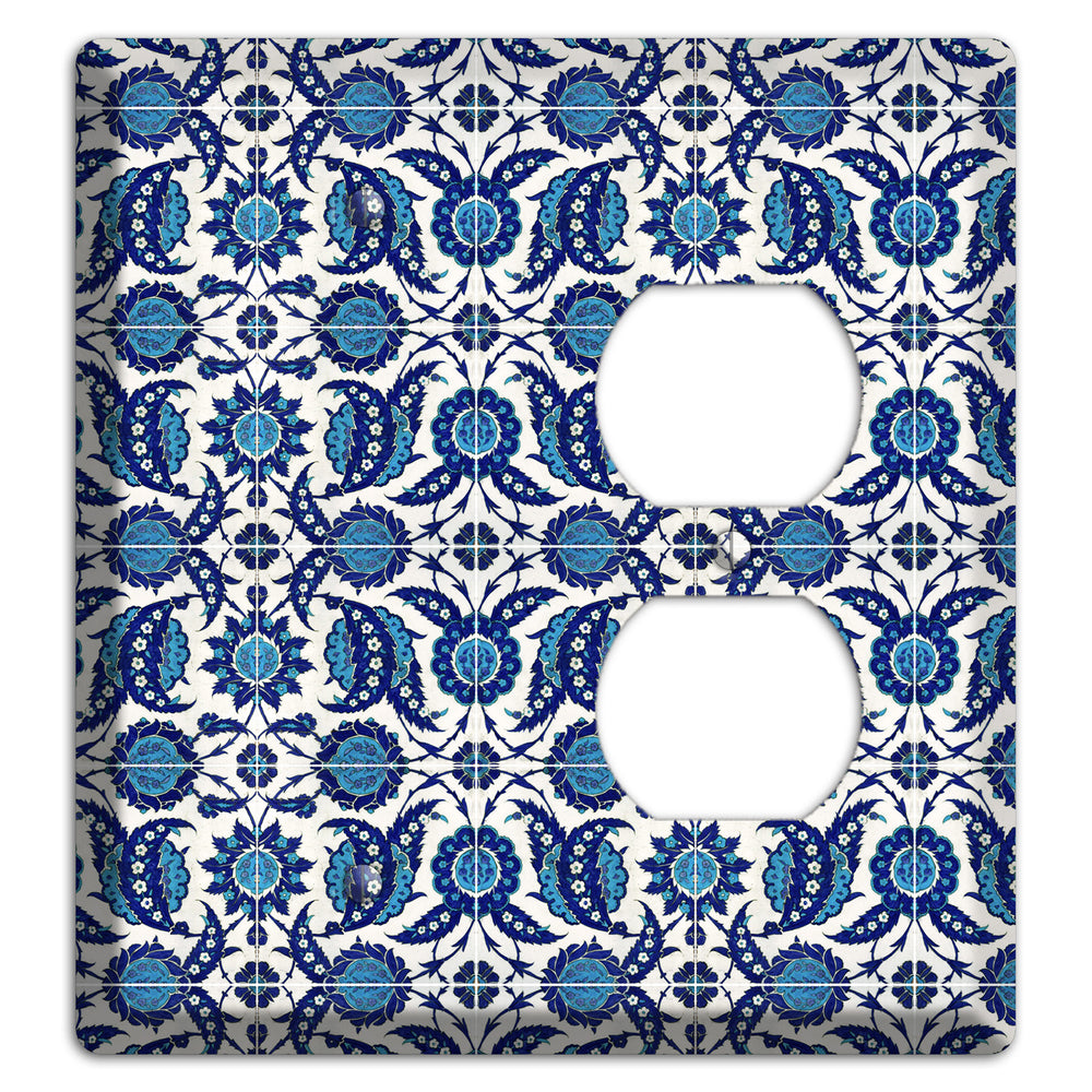 Ornate Paisley Tile Blank / Duplex Wallplate