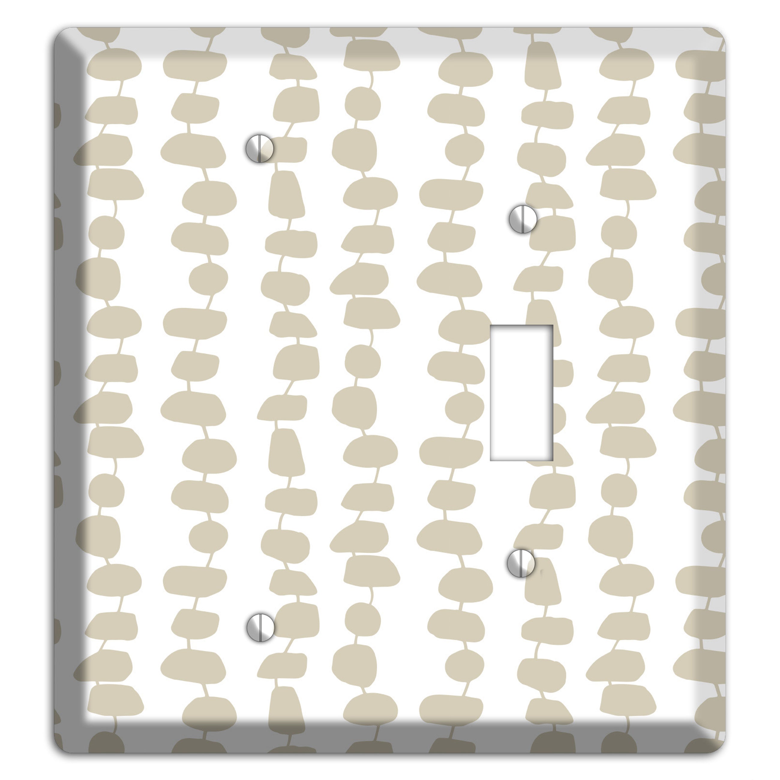 Simple Scandanavian Style M Blank / Toggle Wallplate