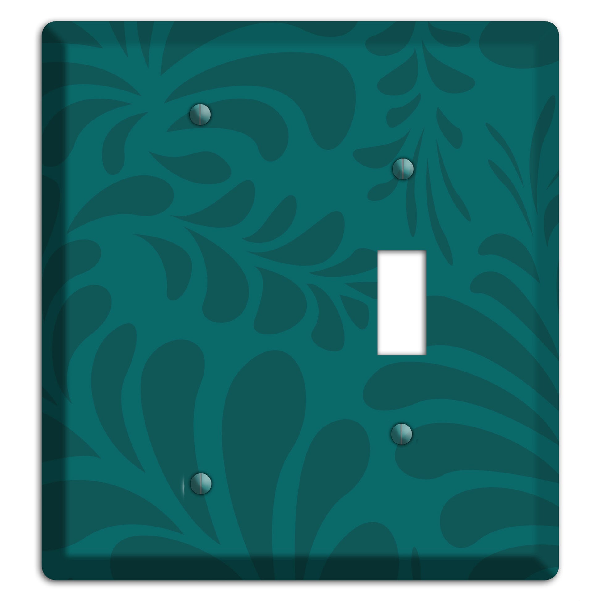 Jade Herati Blank / Toggle Wallplate