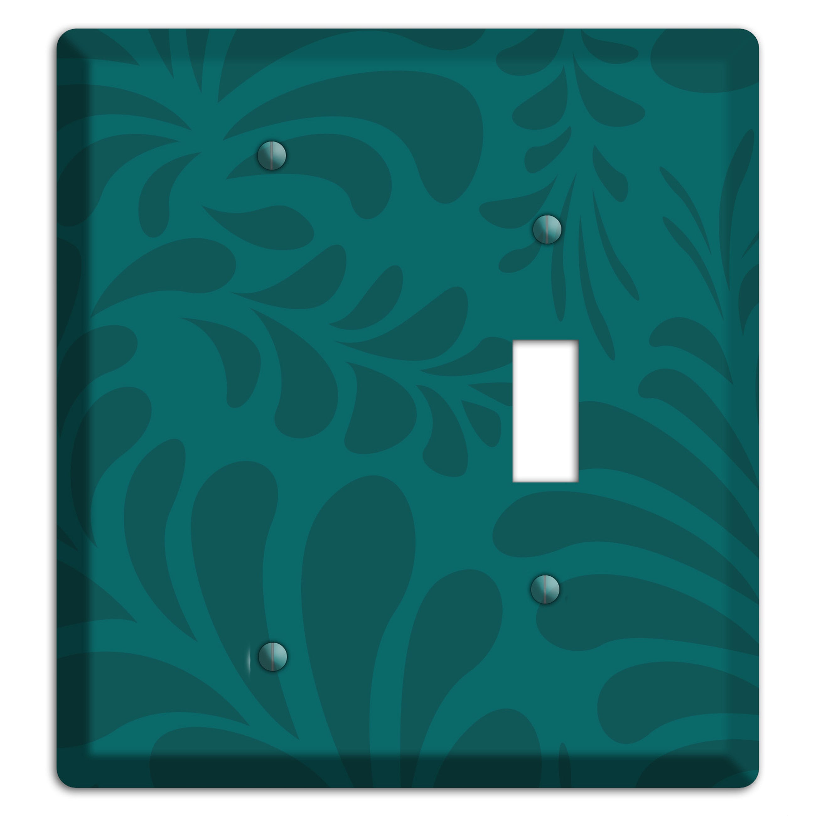 Jade Herati Blank / Toggle Wallplate