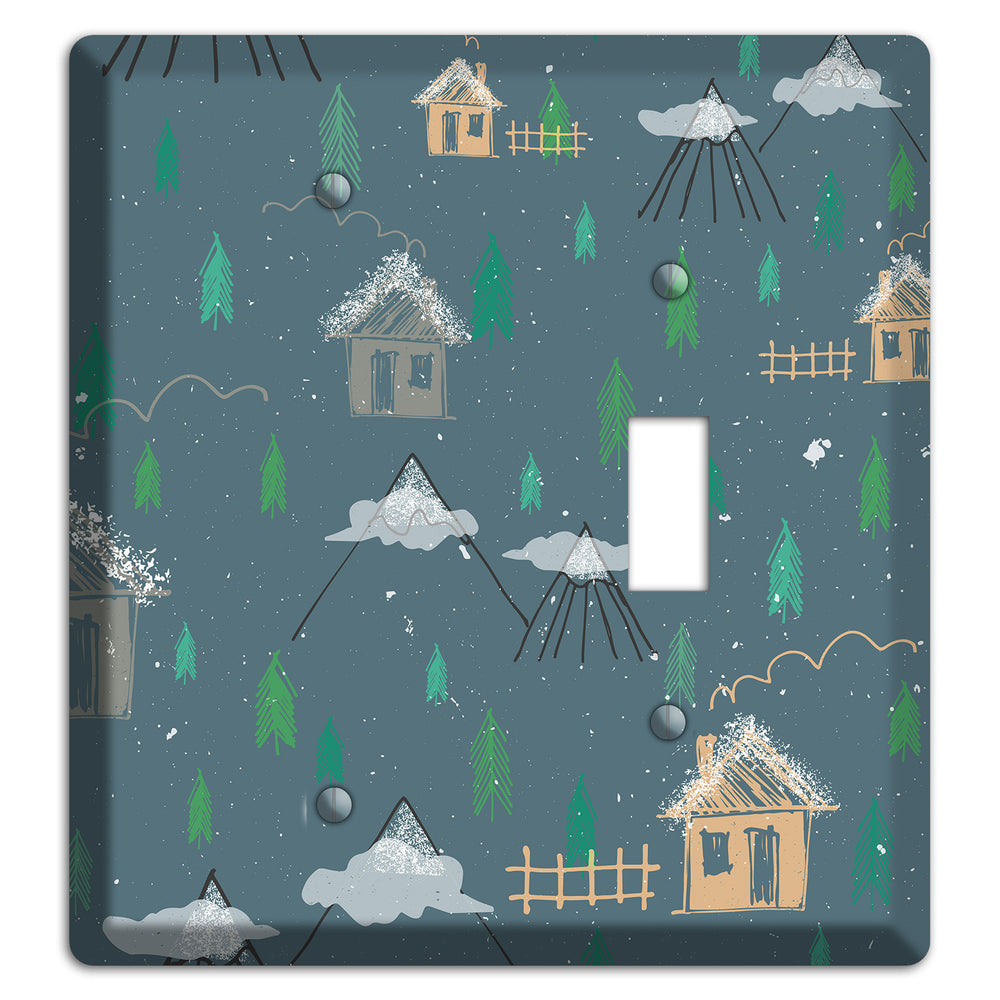 Wildlife Neighborhoods 1 Blank / Toggle Wallplate
