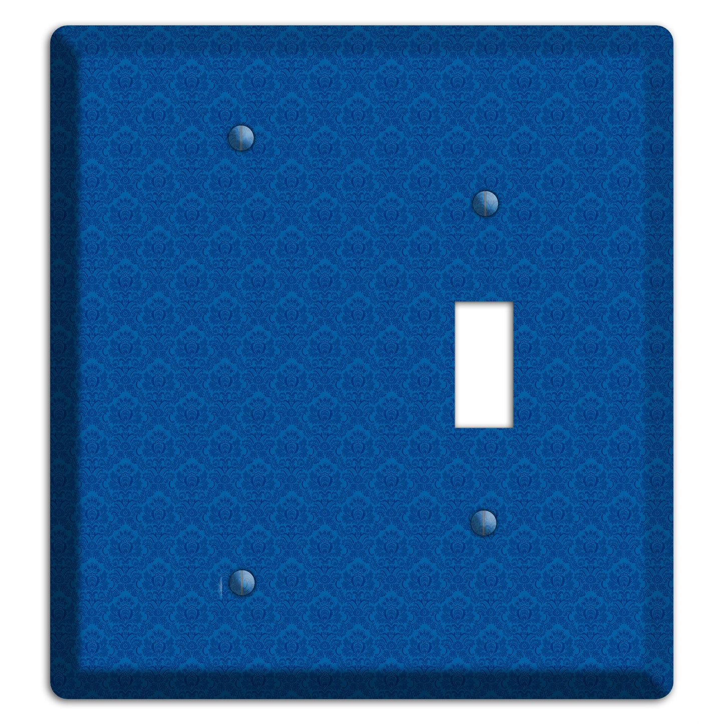 Blue Cartouche Blank / Toggle Wallplate