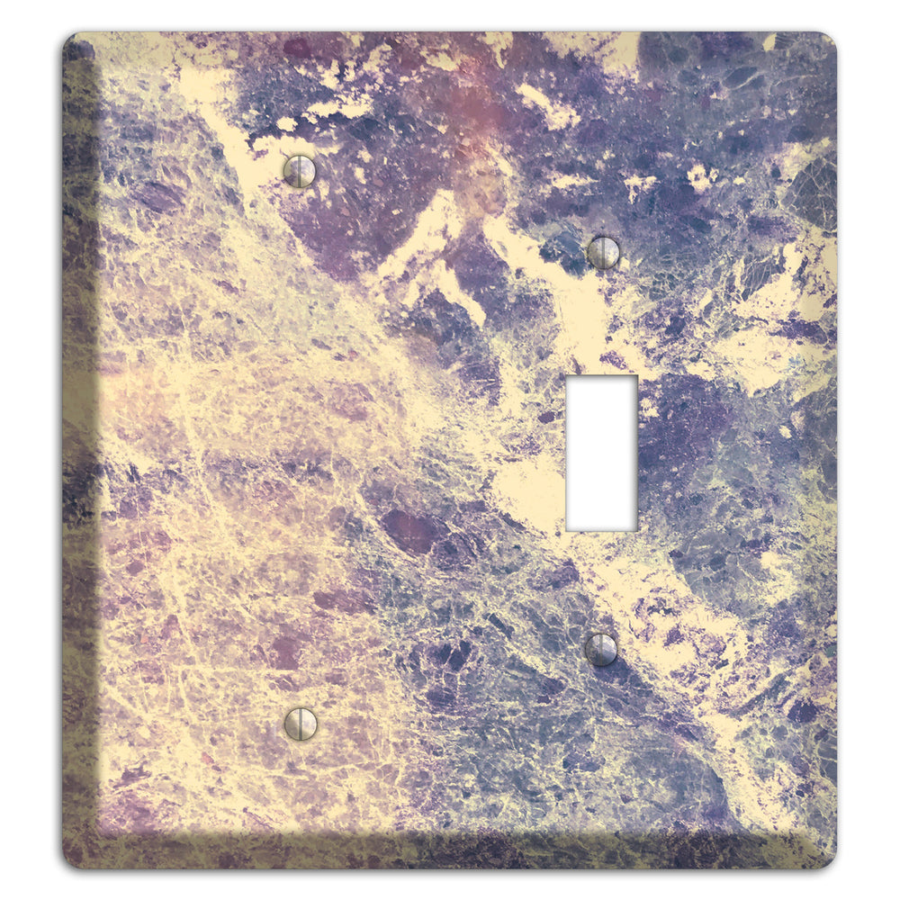 Manatee Marble Blank / Toggle Wallplate