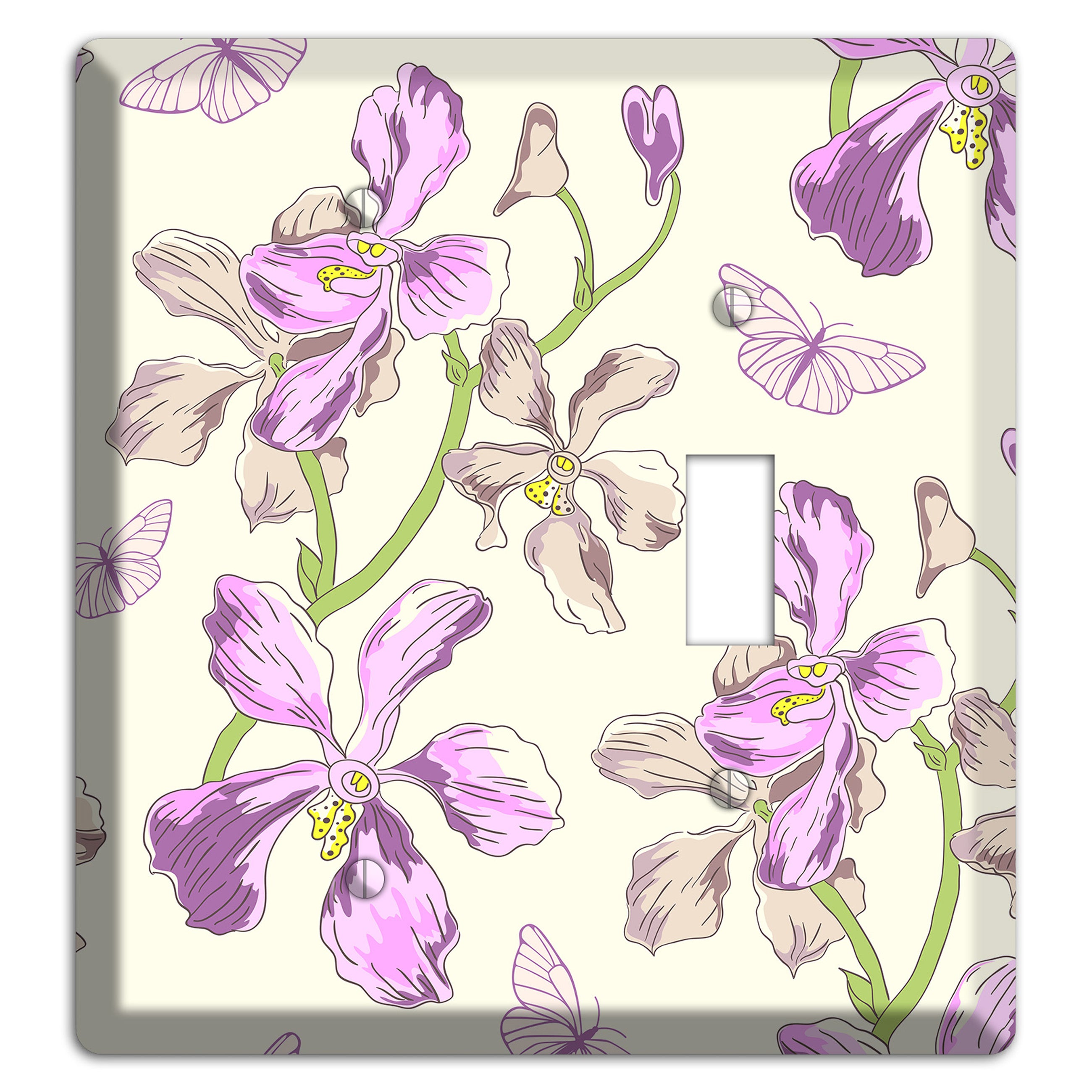 Orchid Blank / Toggle Wallplate