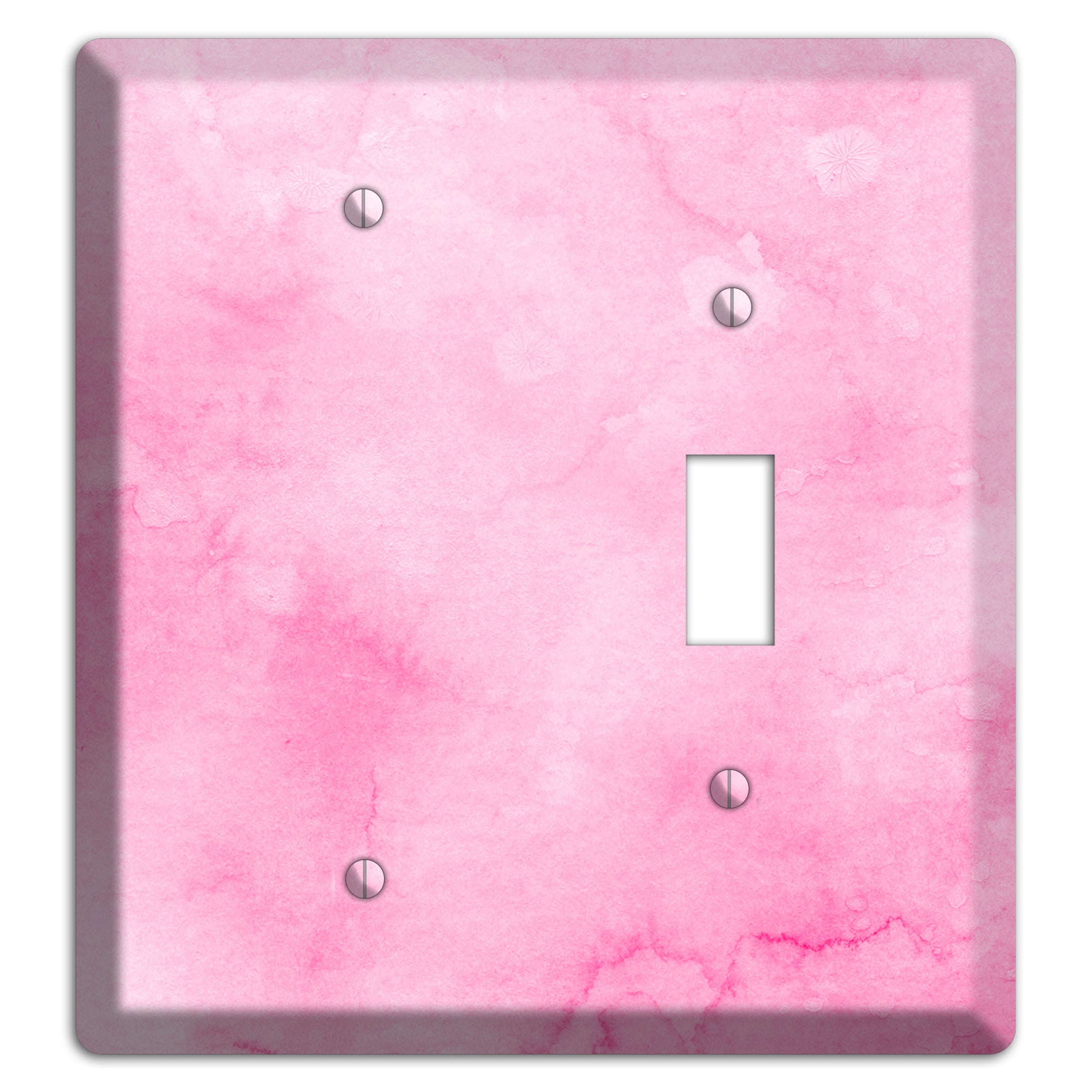 Cinderella Pink Texture Blank / Toggle Wallplate