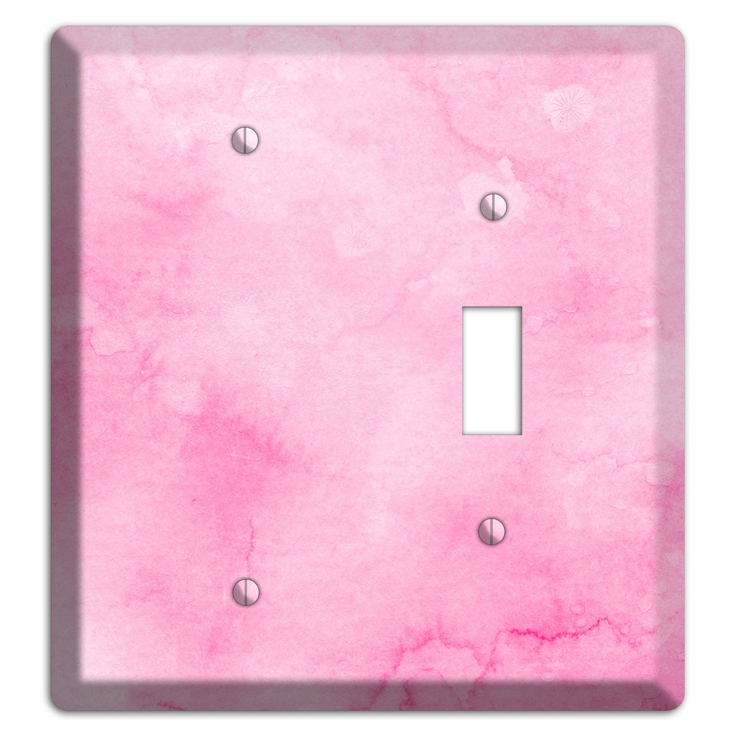 Cinderella Pink Texture Blank / Toggle Wallplate