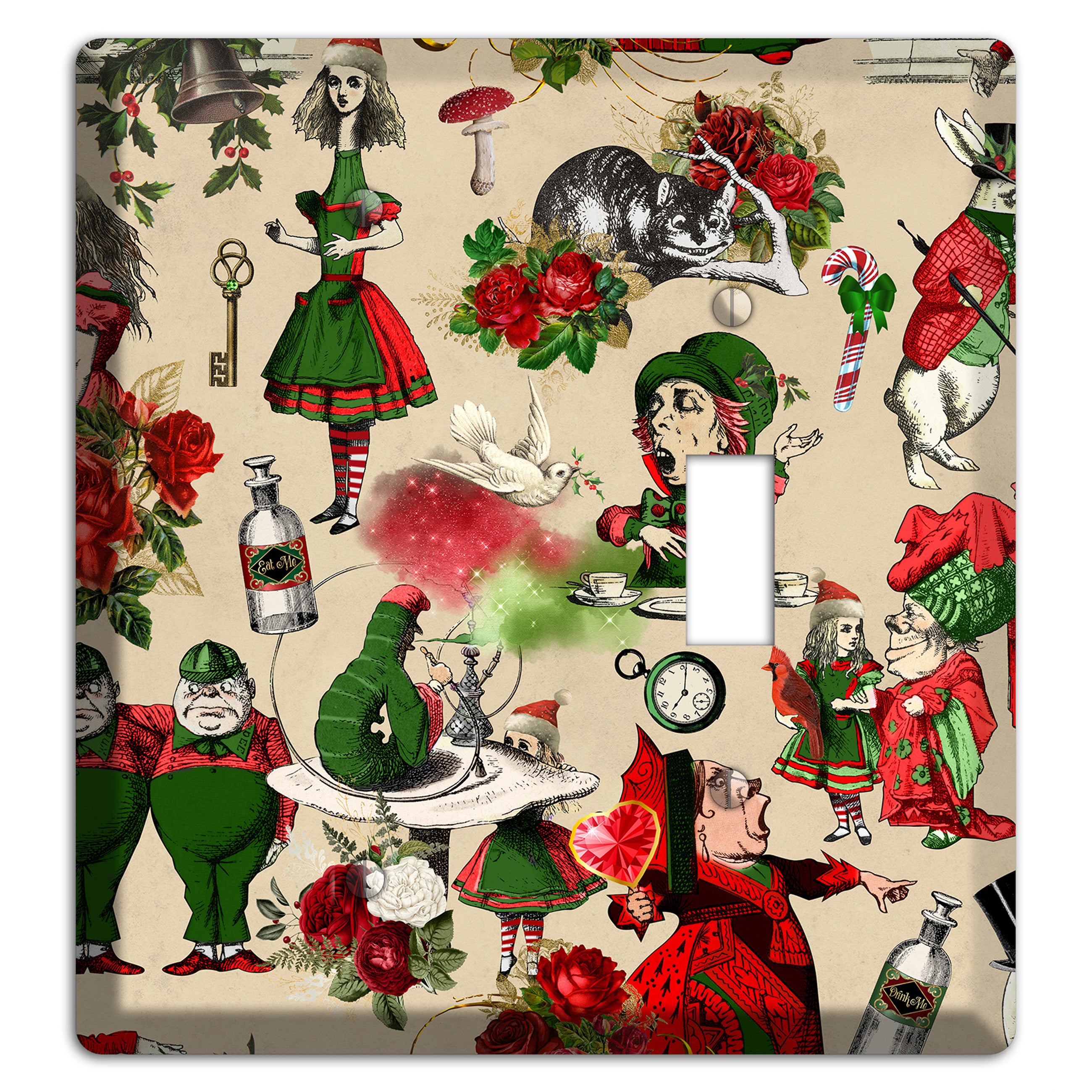 Holiday in Wonderland Characters Blank / Toggle Wallplate