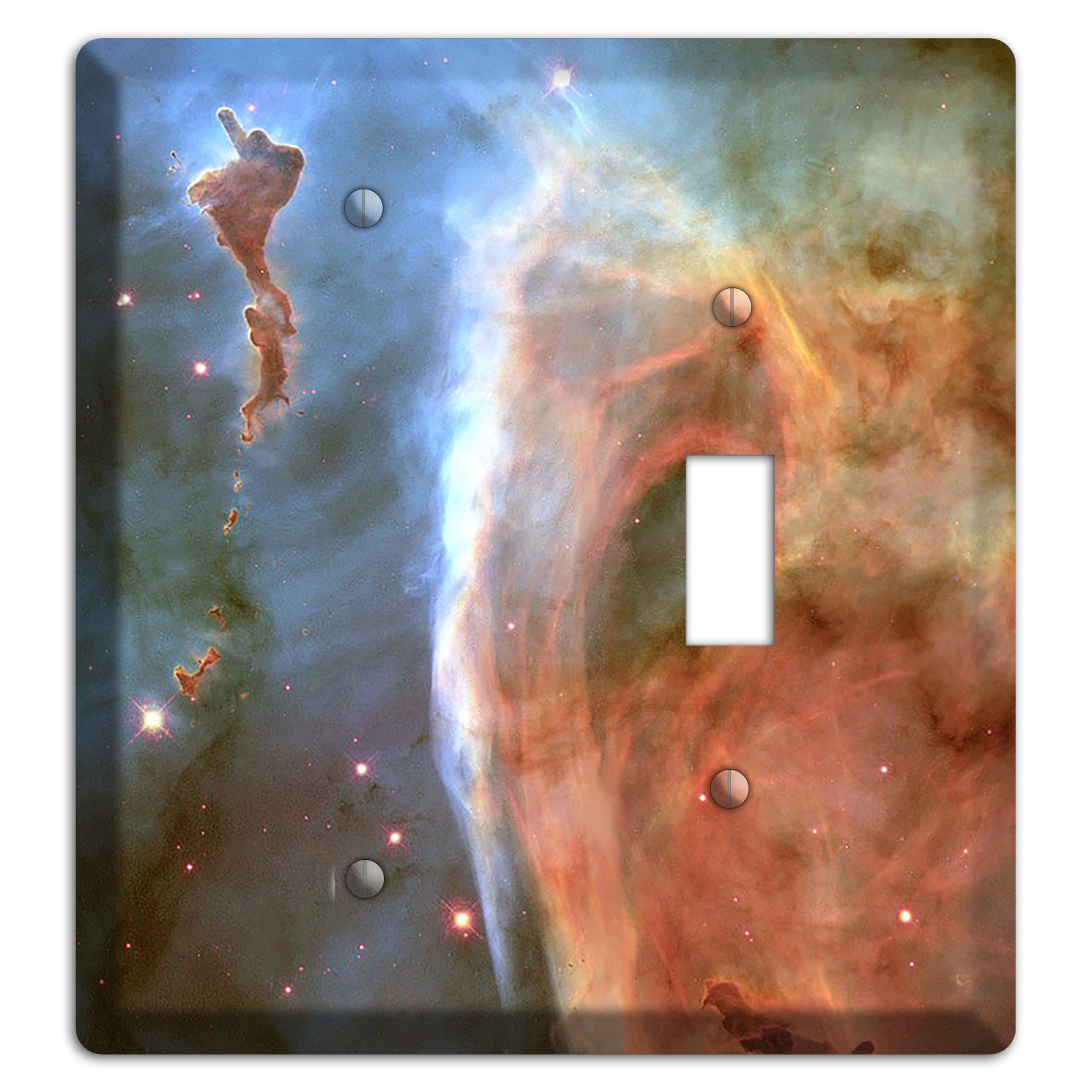 Carina Nebula Blank / Toggle Wallplate