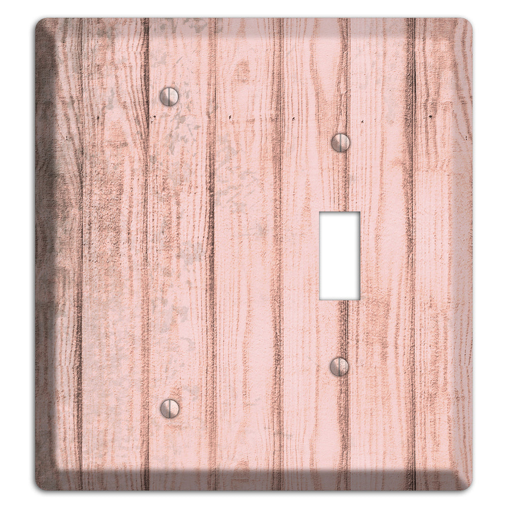 Beauty Bush Weathered Wood Blank / Toggle Wallplate