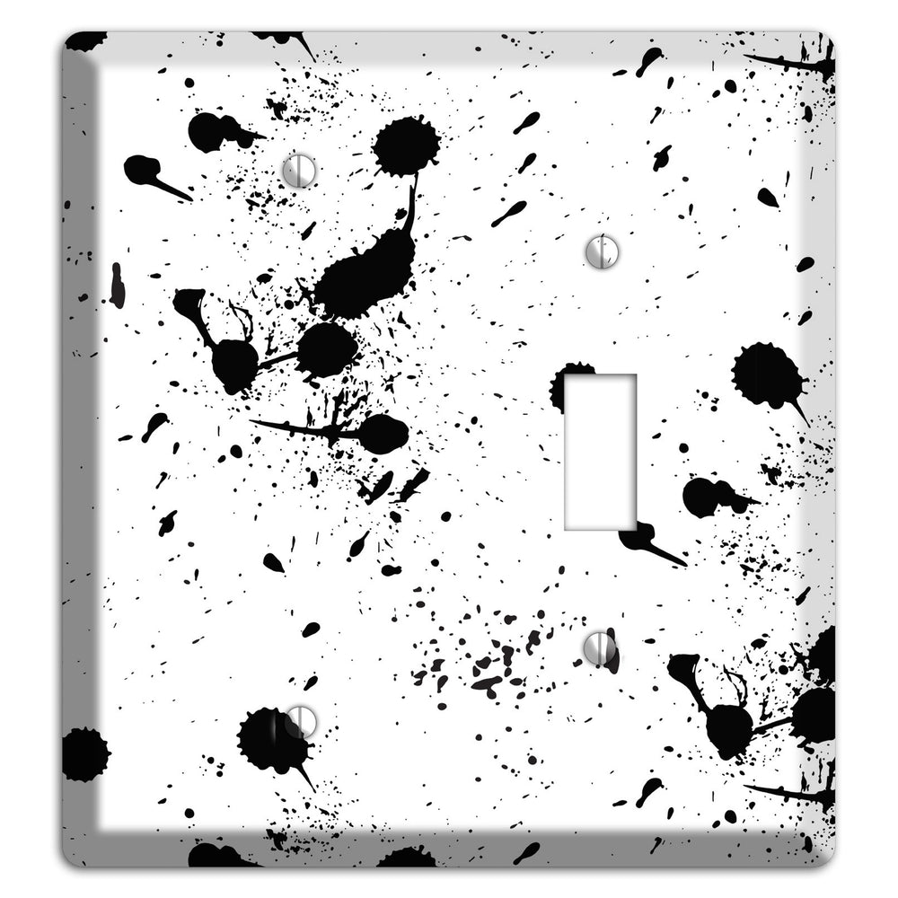 Ink Splash 3 Blank / Toggle Wallplate