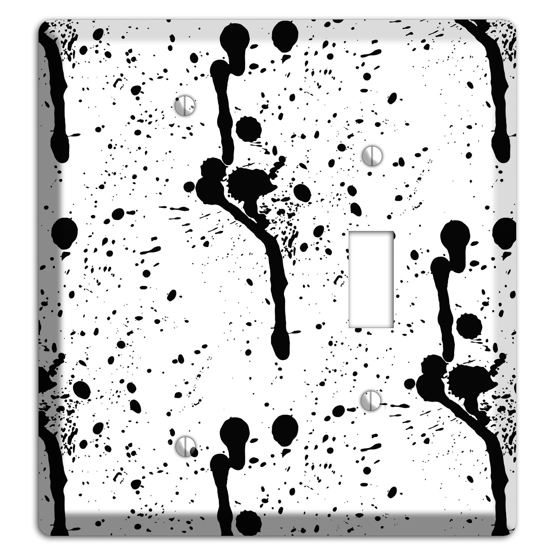 Ink Drips 6 Blank / Toggle Wallplate