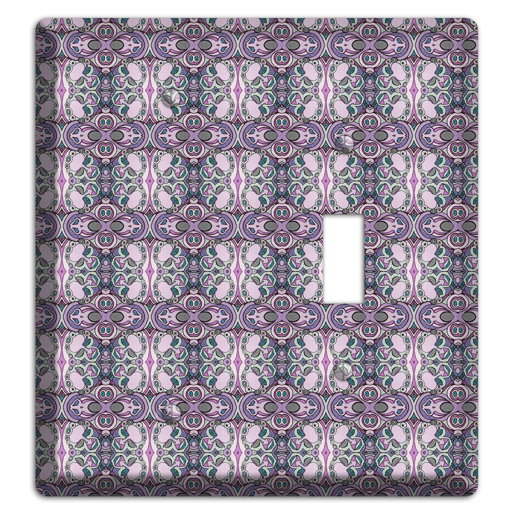 Pink Purple Sage Tapestry Blank / Toggle Wallplate