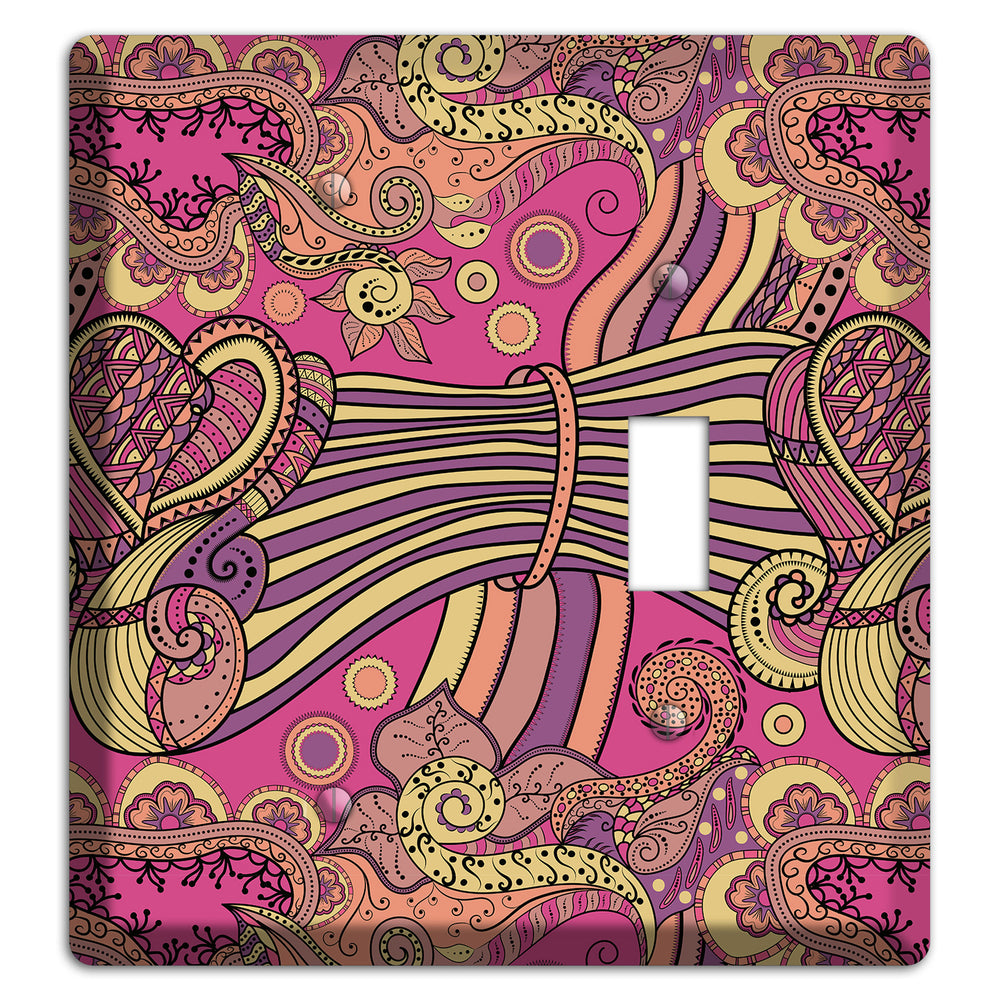 Retro Flourish 1 Blank / Toggle Wallplate