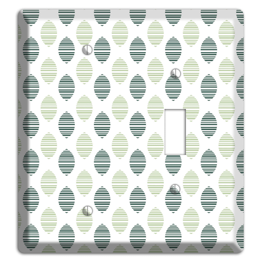 Leaves Style A Blank / Toggle Wallplate