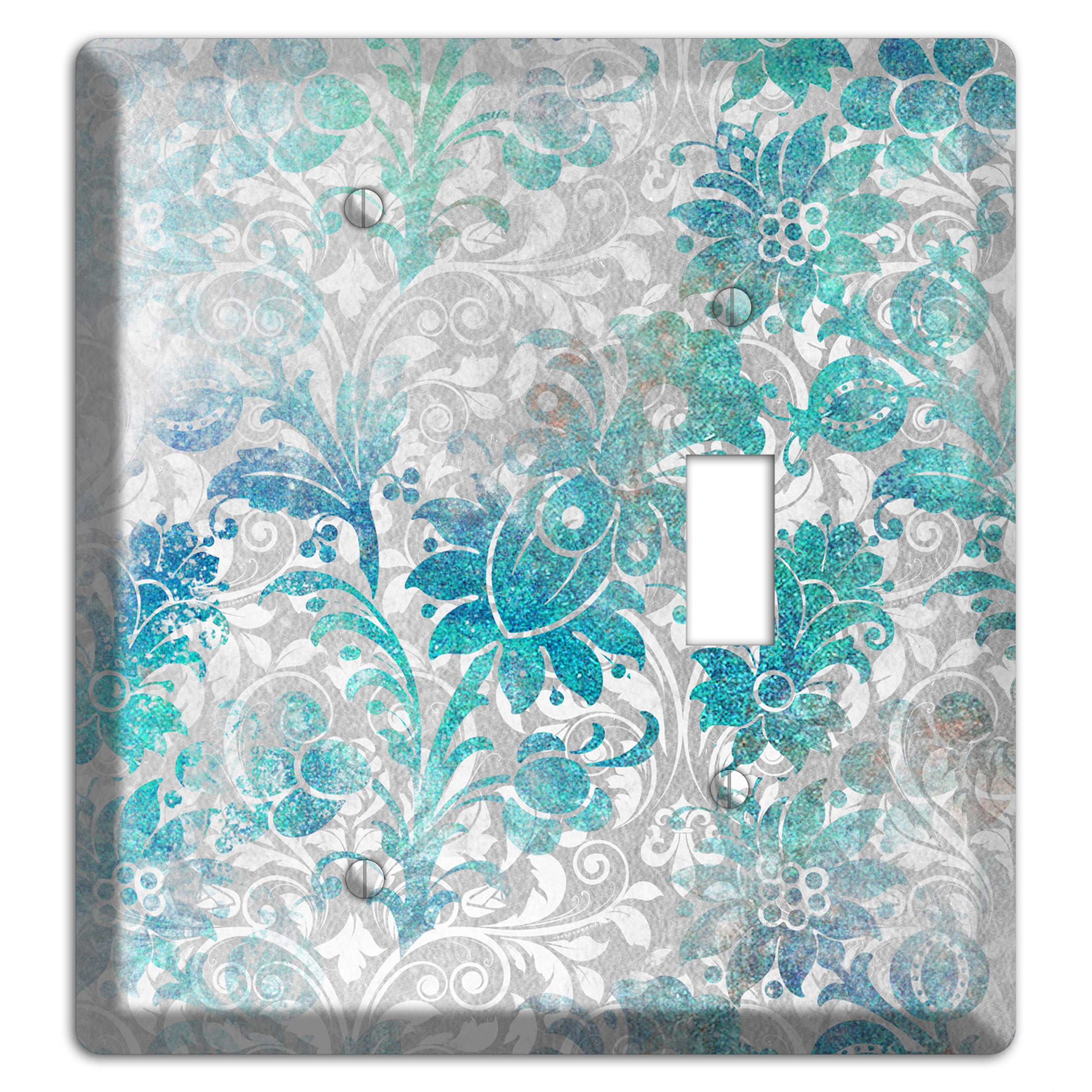 Gulf Stream Whimsical Damask Blank / Toggle Wallplate