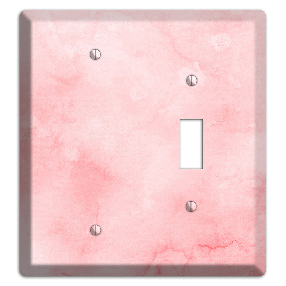 Mandys Pink Soft Coral Blank / Toggle Wallplate