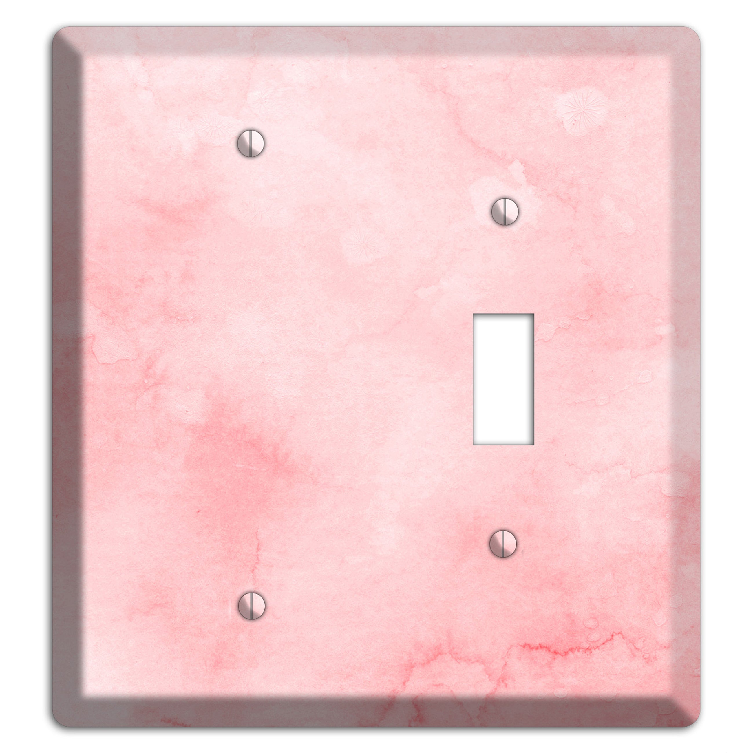Mandys Pink Soft Coral Blank / Toggle Wallplate