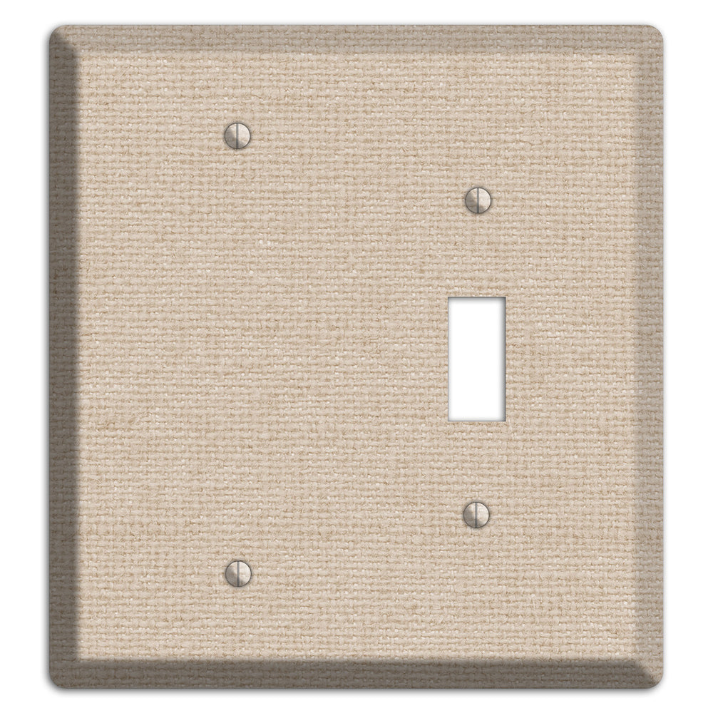 Vanilla Neutral Texture Blank / Toggle Wallplate