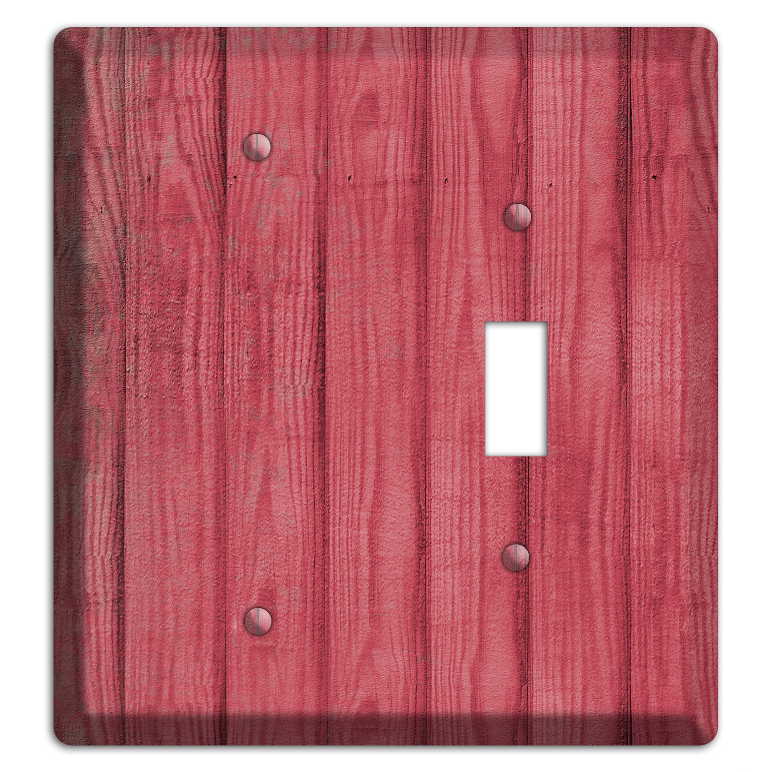 Fuzzy Wuzzy Weathered Wood Blank / Toggle Wallplate