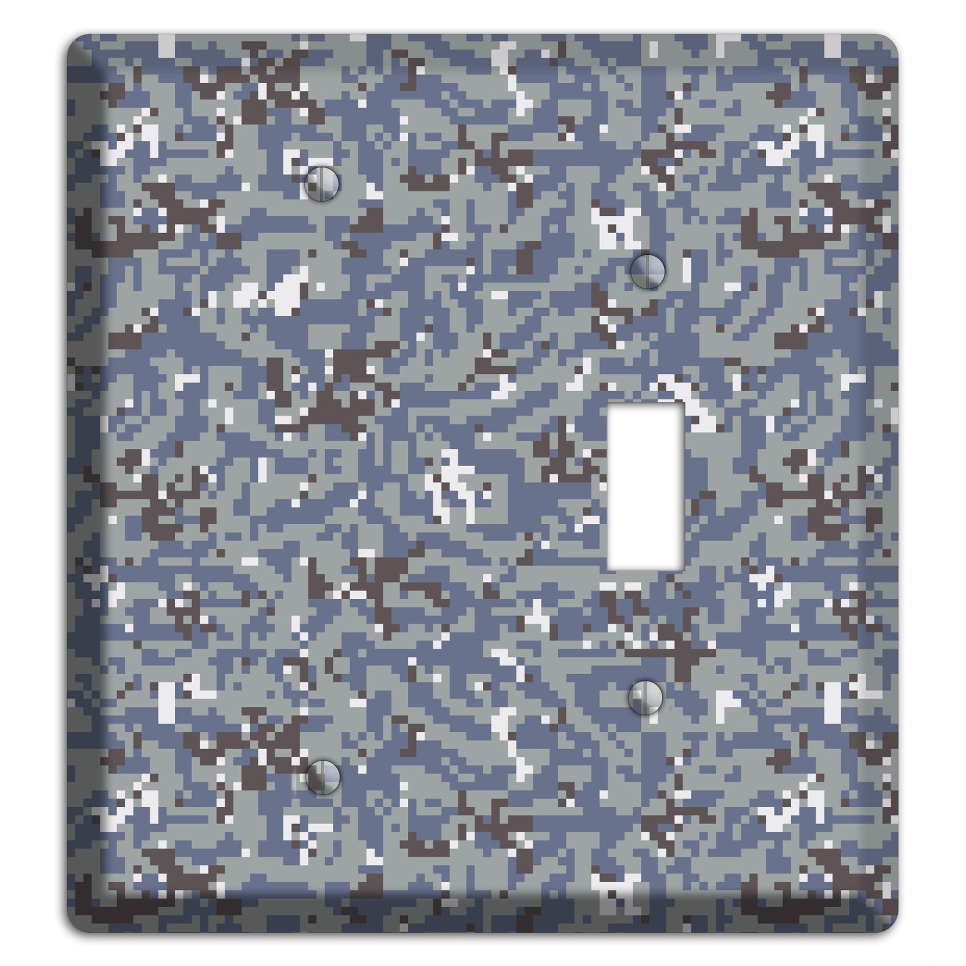 NWU Grey Dom Camo Blank / Toggle Wallplate