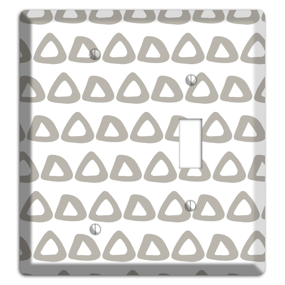 Simple Scandanavian Style H Blank / Toggle Wallplate
