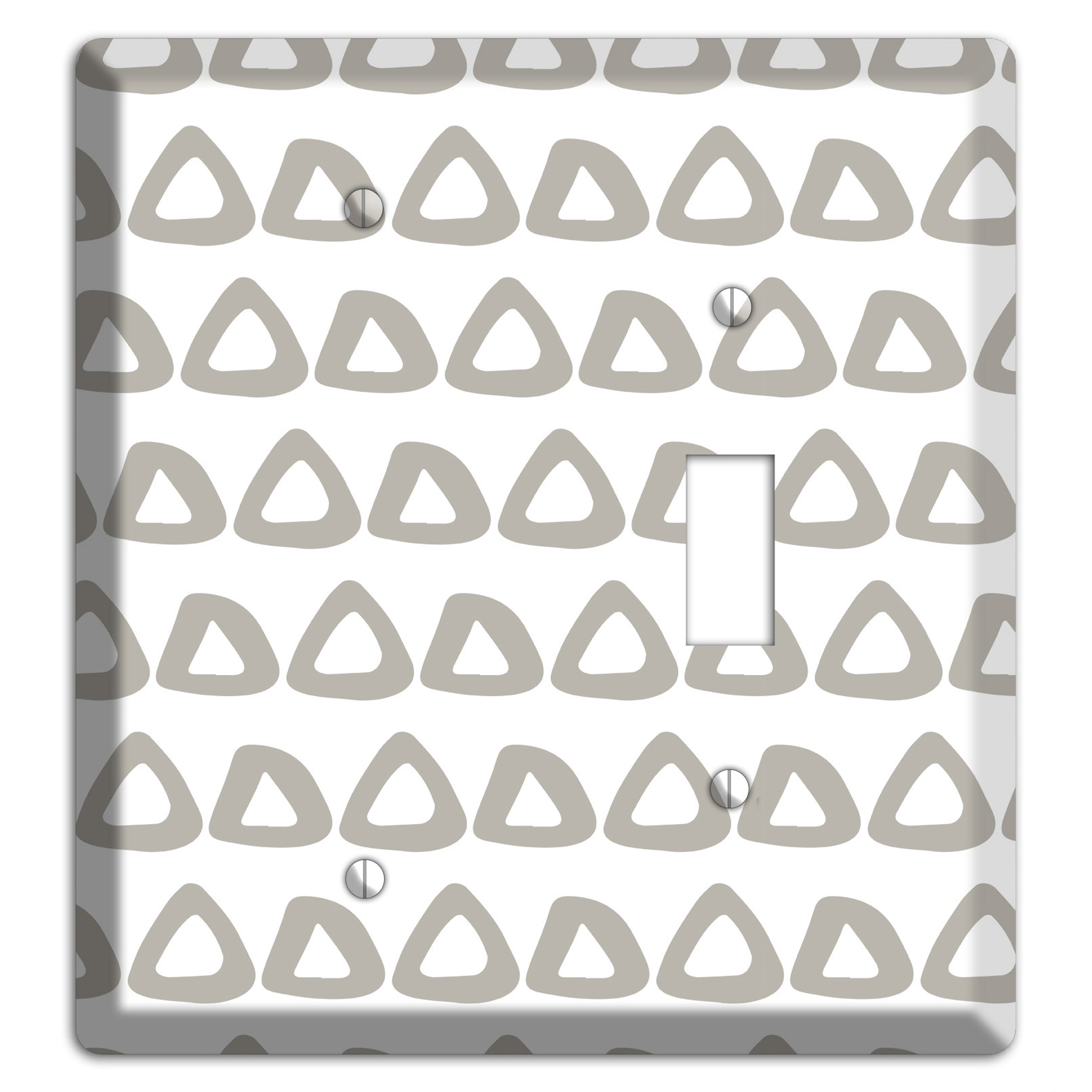 Simple Scandanavian Style H Blank / Toggle Wallplate