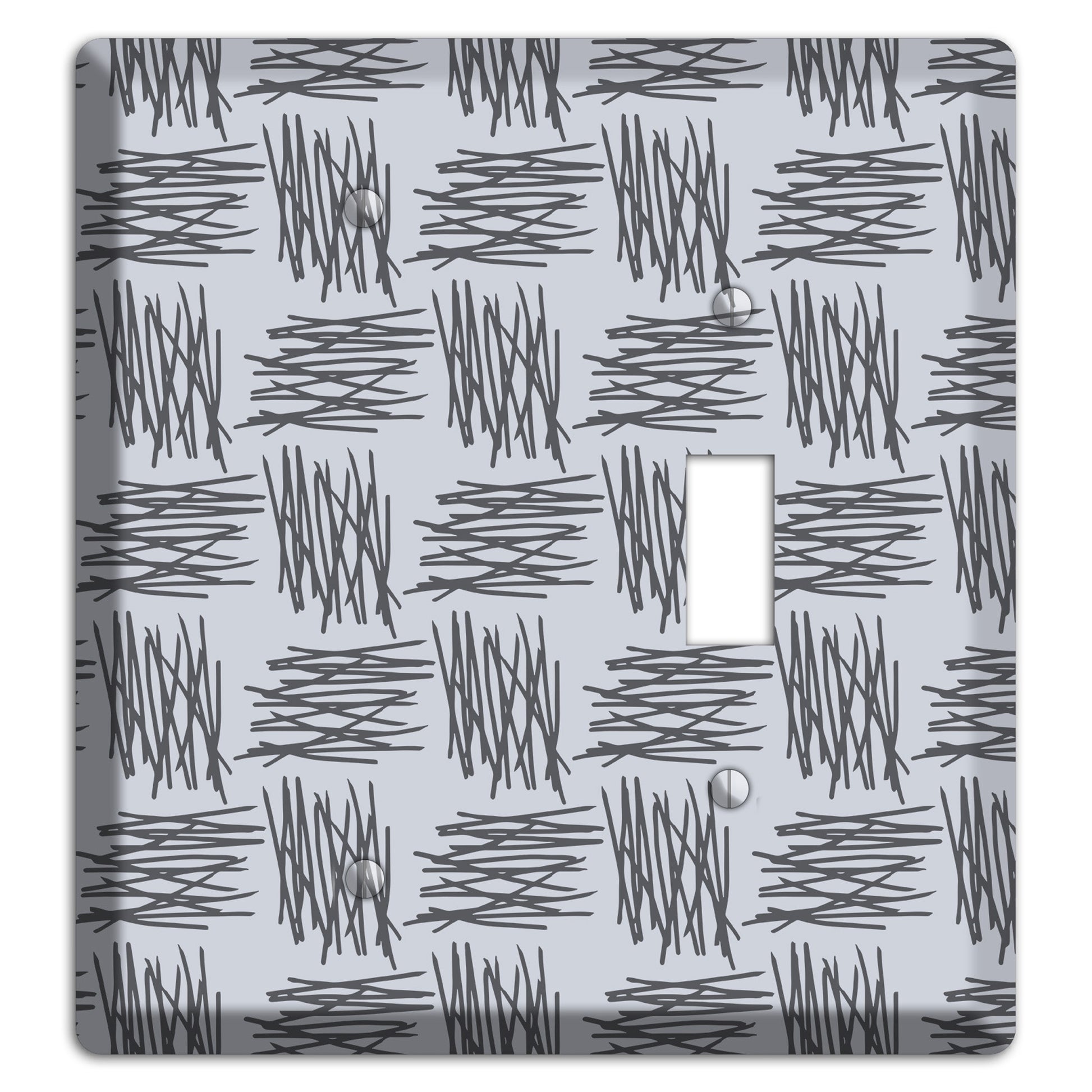 Abstract 10 Blank / Toggle Wallplate