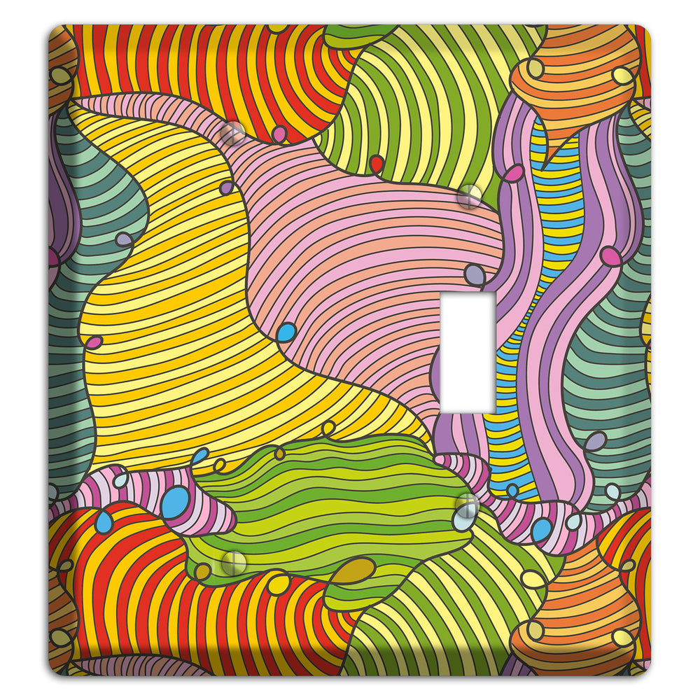 Retro Flourish 5 Blank / Toggle Wallplate