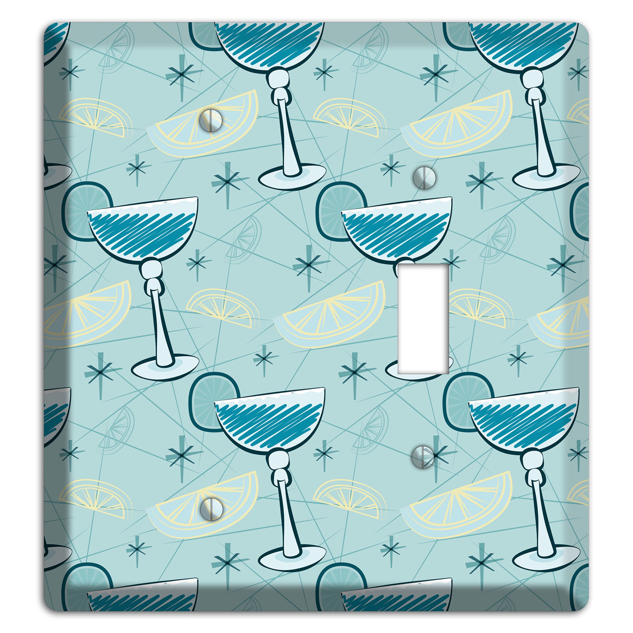 Cocktails Blank / Toggle Wallplate