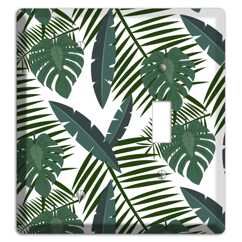 Leaves Style FF Blank / Toggle Wallplate