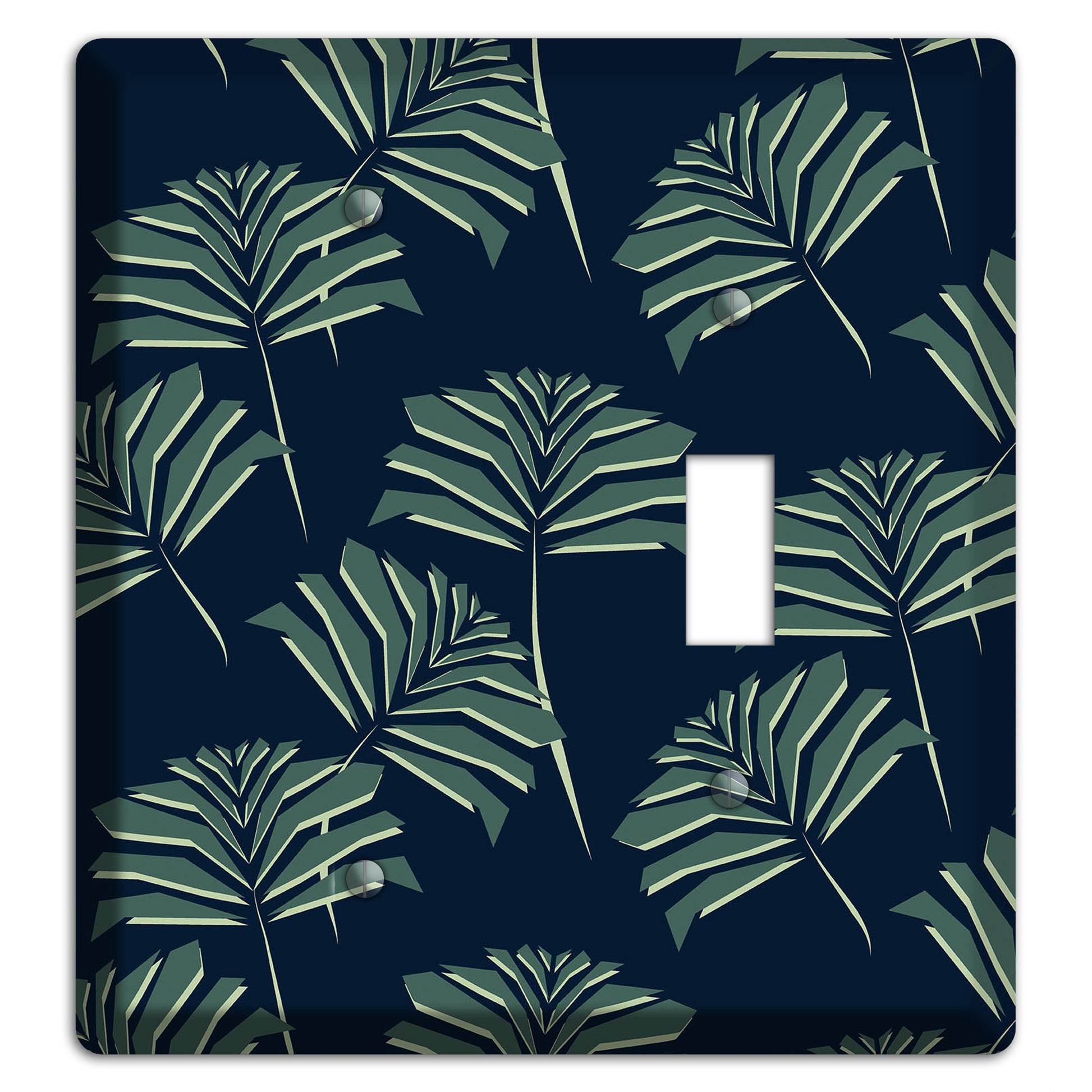 Leaves Style C Blank / Toggle Wallplate