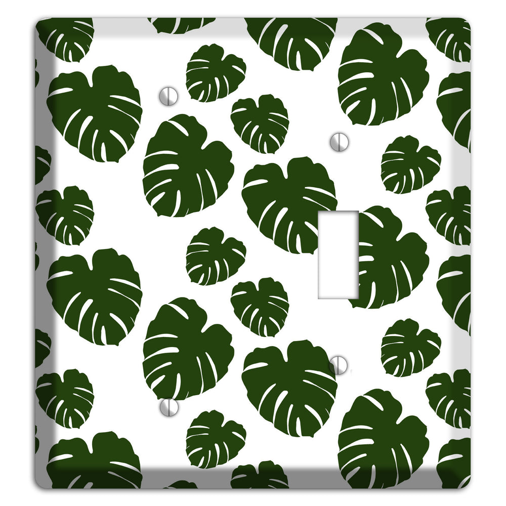 Leaves Style JJ Blank / Toggle Wallplate