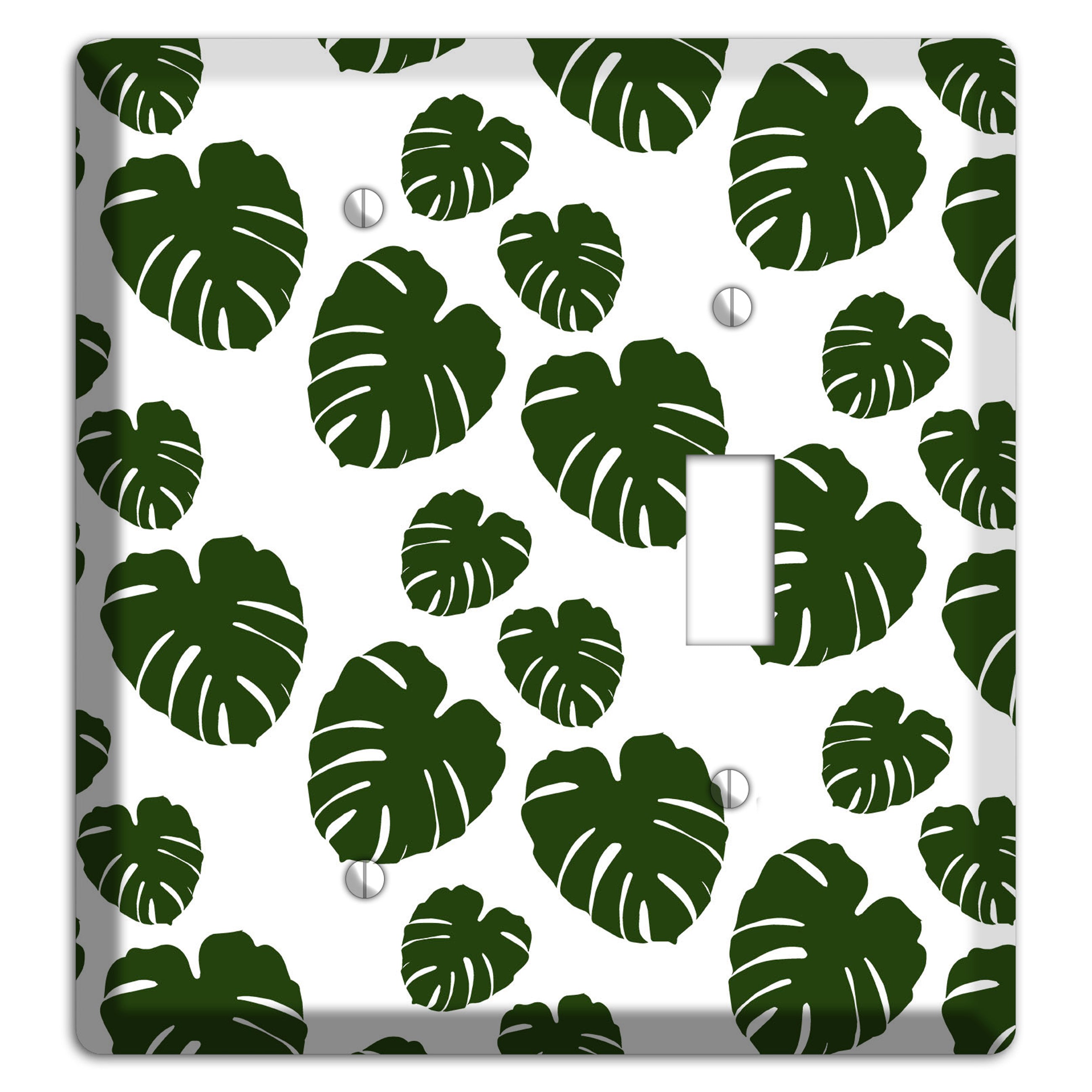 Leaves Style JJ Blank / Toggle Wallplate